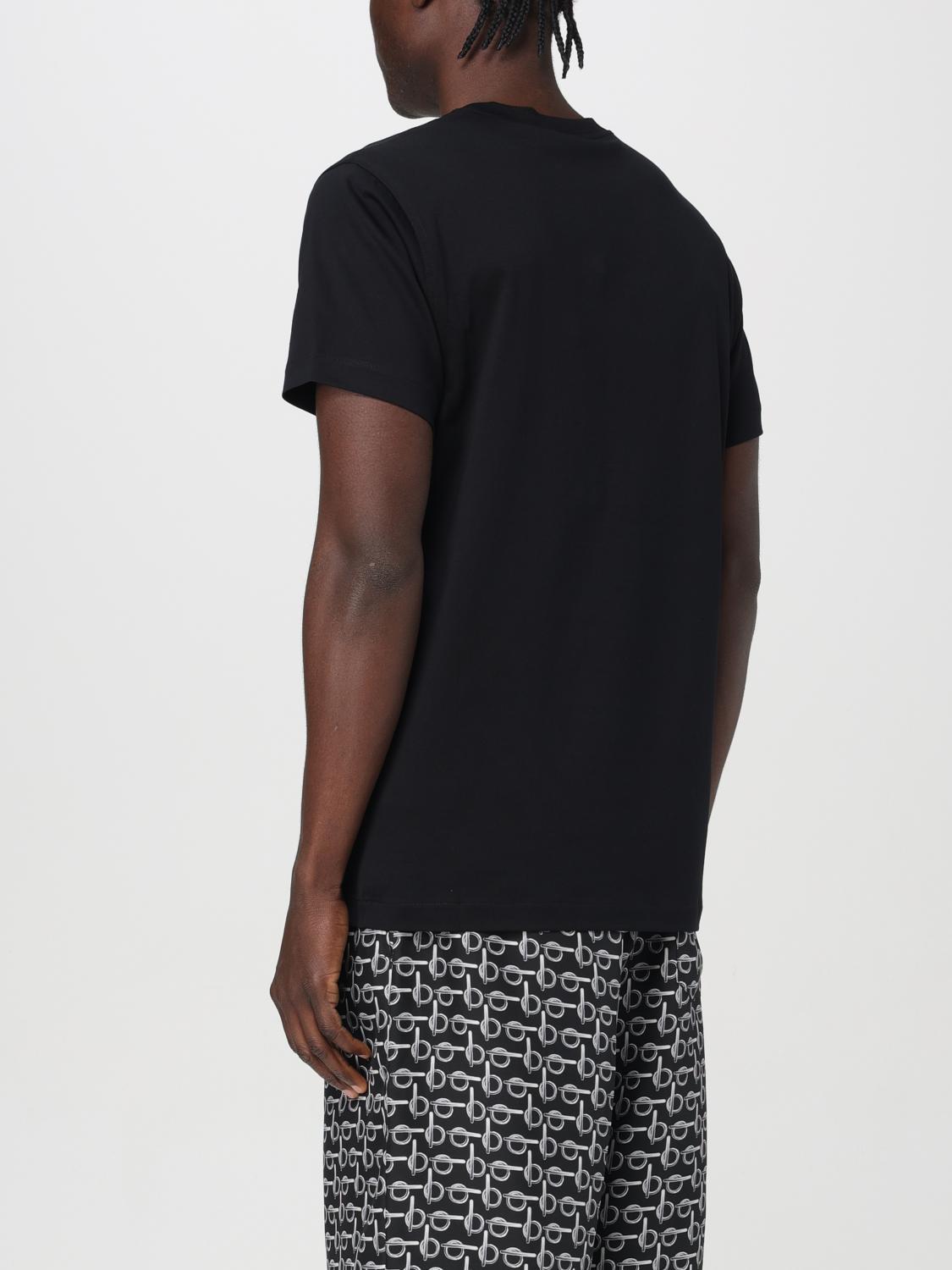 BURBERRY T-SHIRT: Polo shirt men Burberry, Black - Img 3