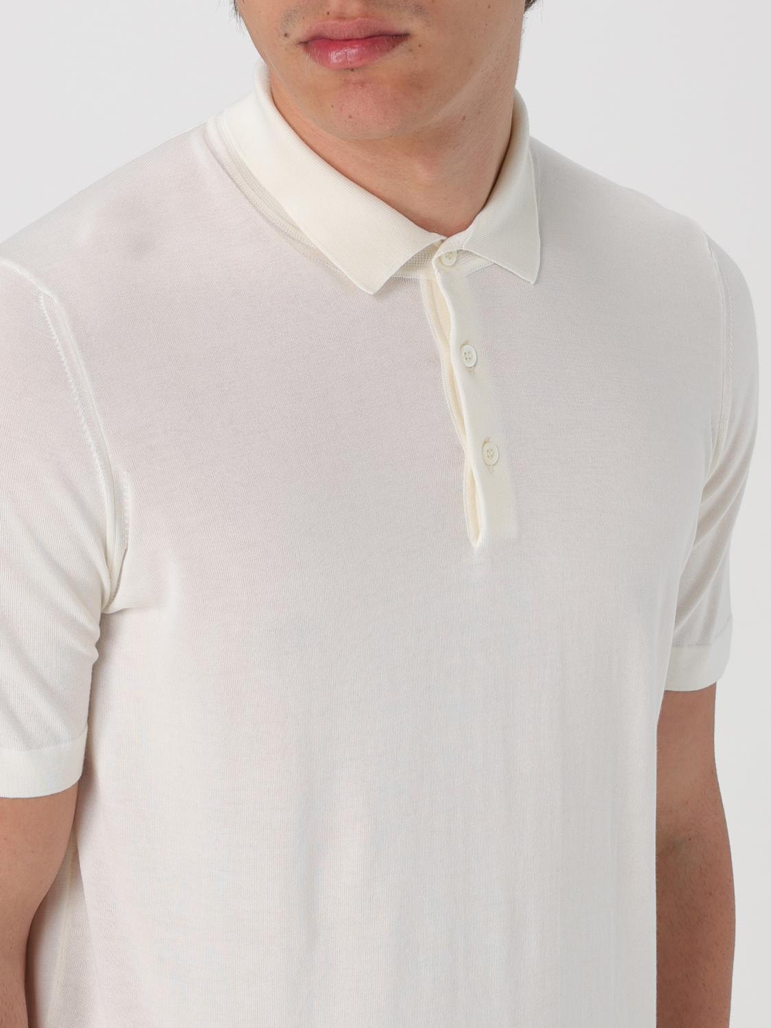DRUMOHR POLO SHIRT: Polo shirt men Drumohr, White - Img 3