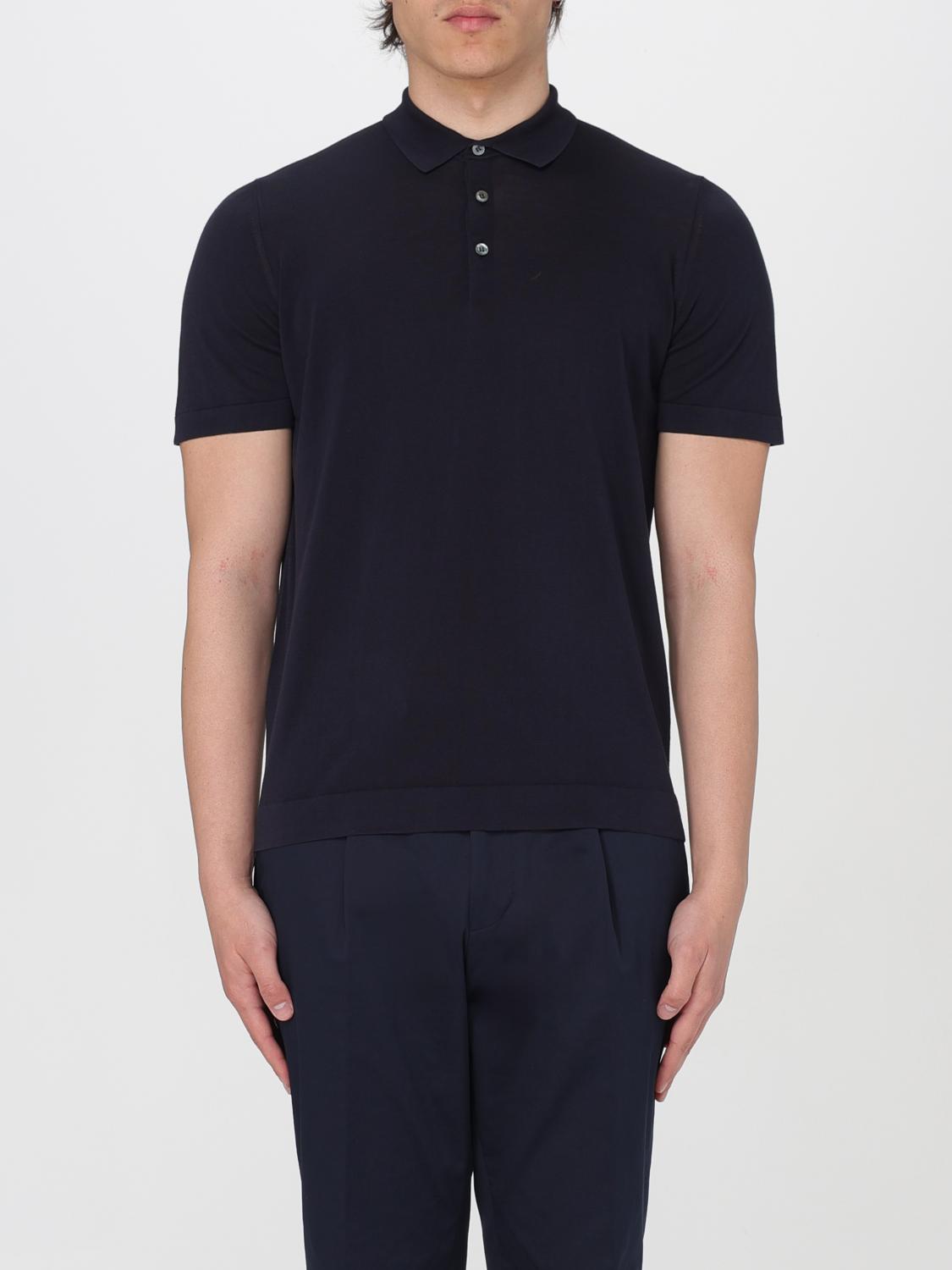 DRUMOHR POLO: Polo hombre Drumohr, Azul Oscuro - Img 1