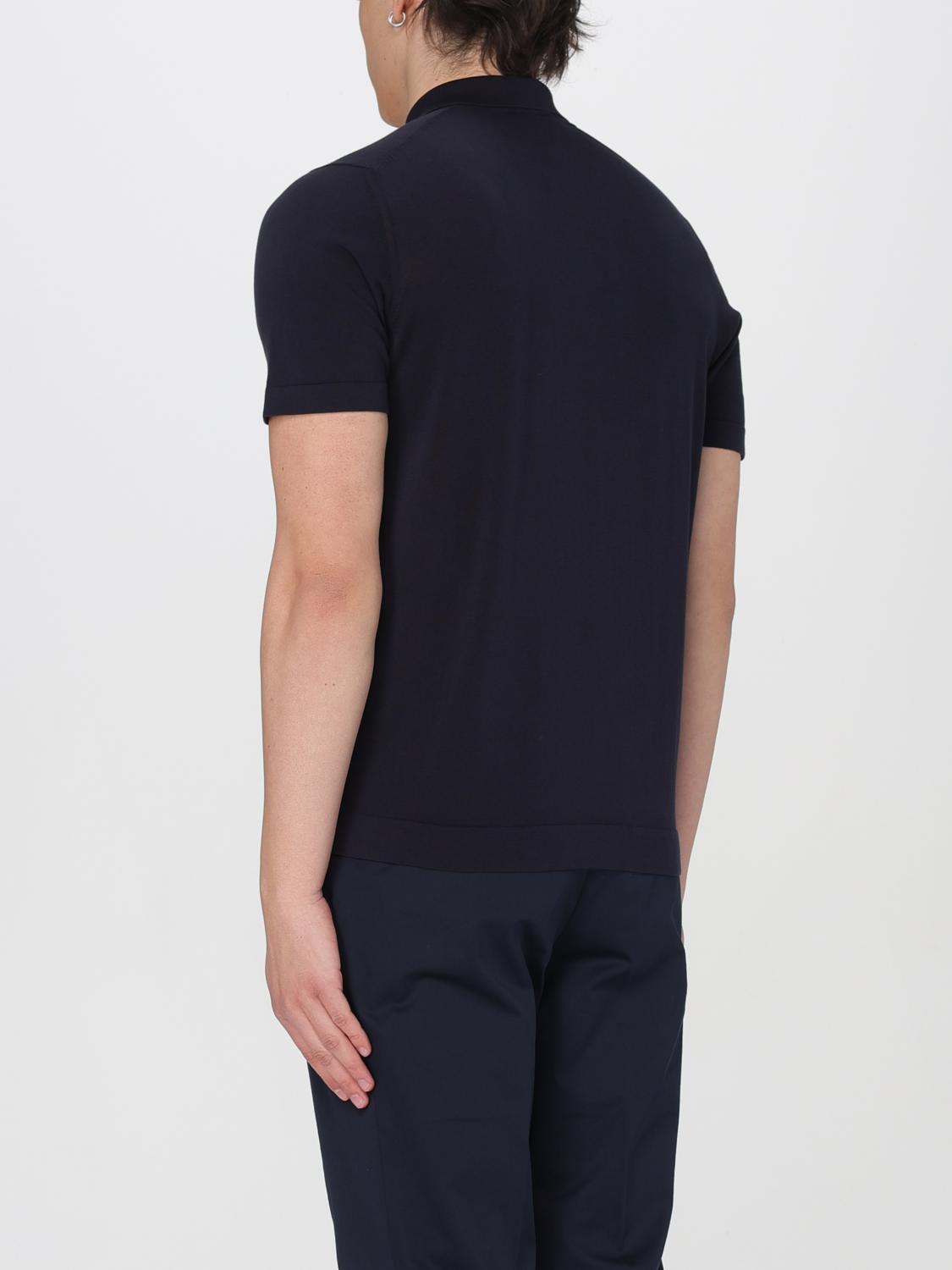 DRUMOHR POLO: Polo hombre Drumohr, Azul Oscuro - Img 2