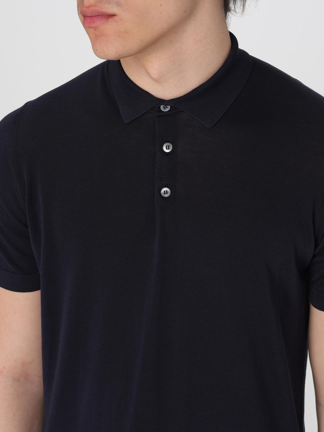 DRUMOHR POLO: Polo hombre Drumohr, Azul Oscuro - Img 3