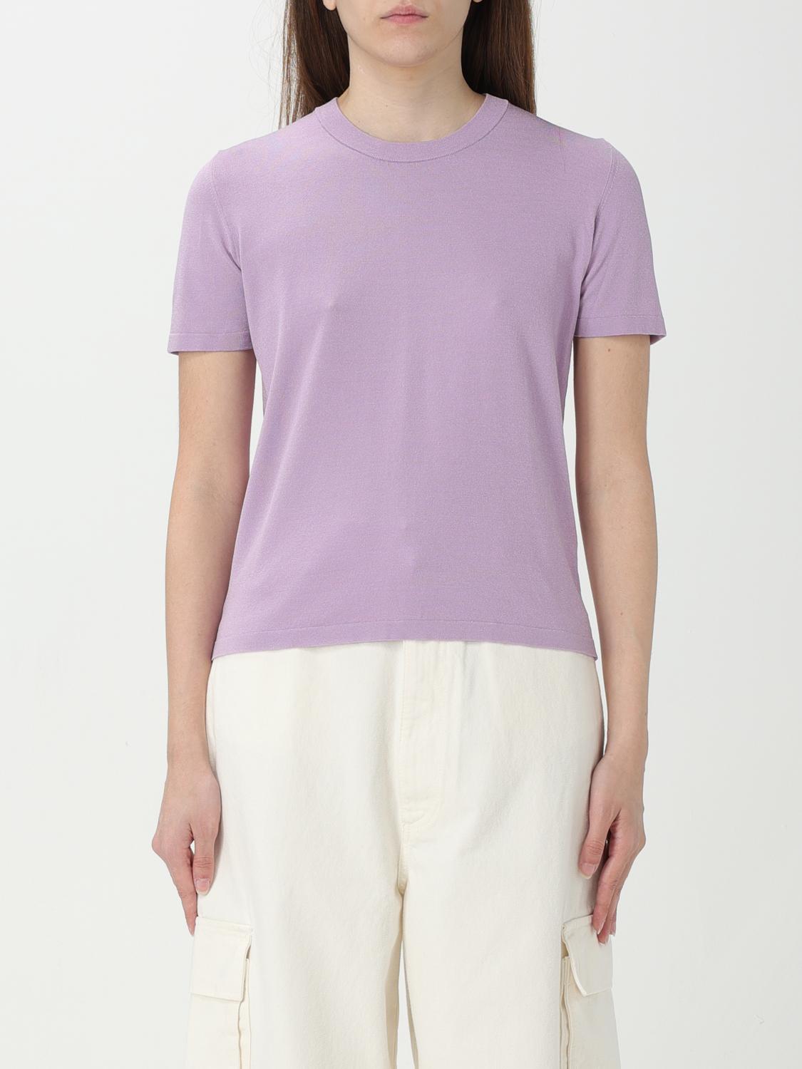 ROBERTO COLLINA T-SHIRTS: T-shirt basic Roberto Collina, Viola - Img 1