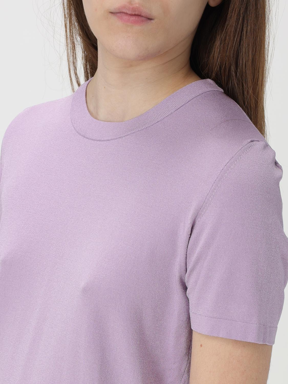 ROBERTO COLLINA T-SHIRTS: T-shirt basic Roberto Collina, Viola - Img 3