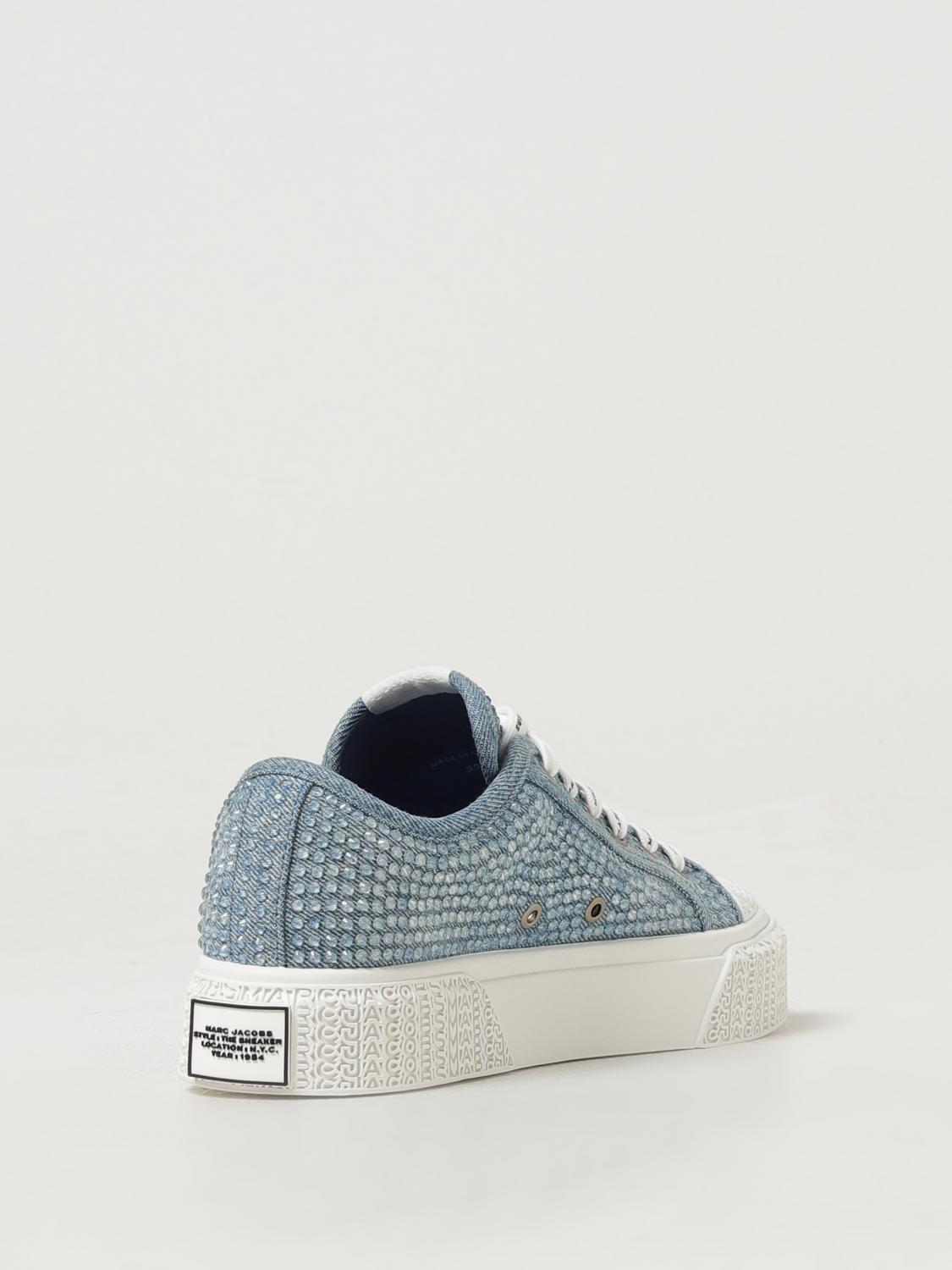 スニーカー MARC JACOBS Woman Sneakers Denim 2S5FSN001F19 488 Marc Jacobs Womens The Deconstructed Denim Sneakers – ShopCGX