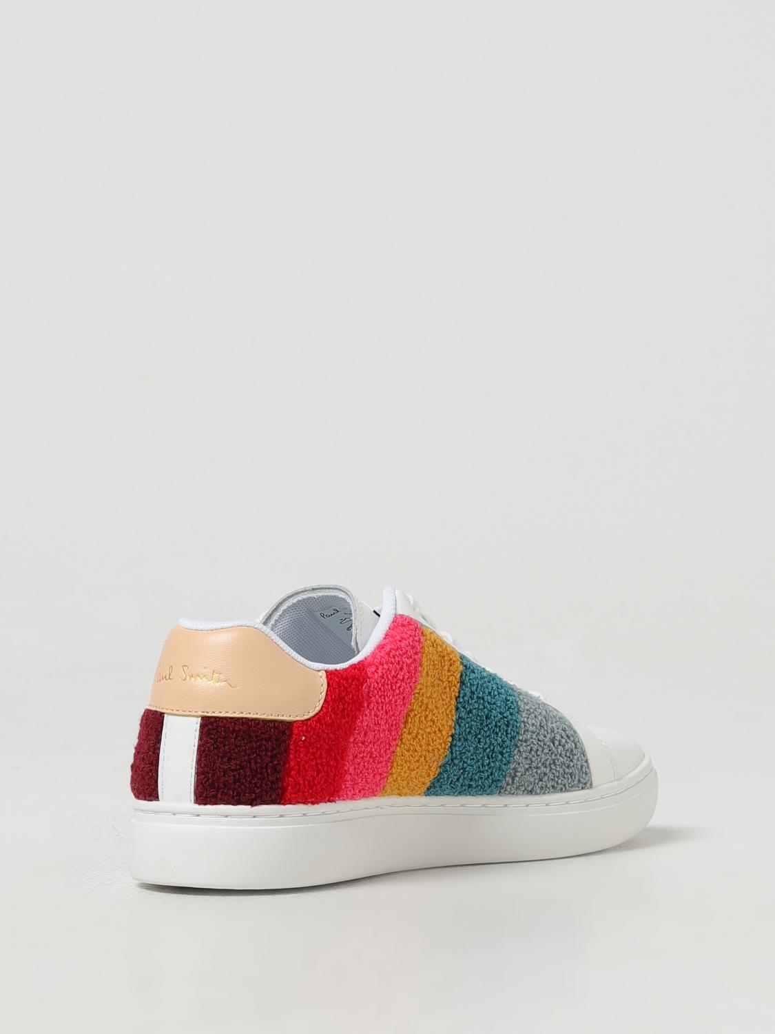 PAUL SMITH SNEAKERS: Sneakers Paul Smith in pelle e spugna di cotone , Bianco - Img 3