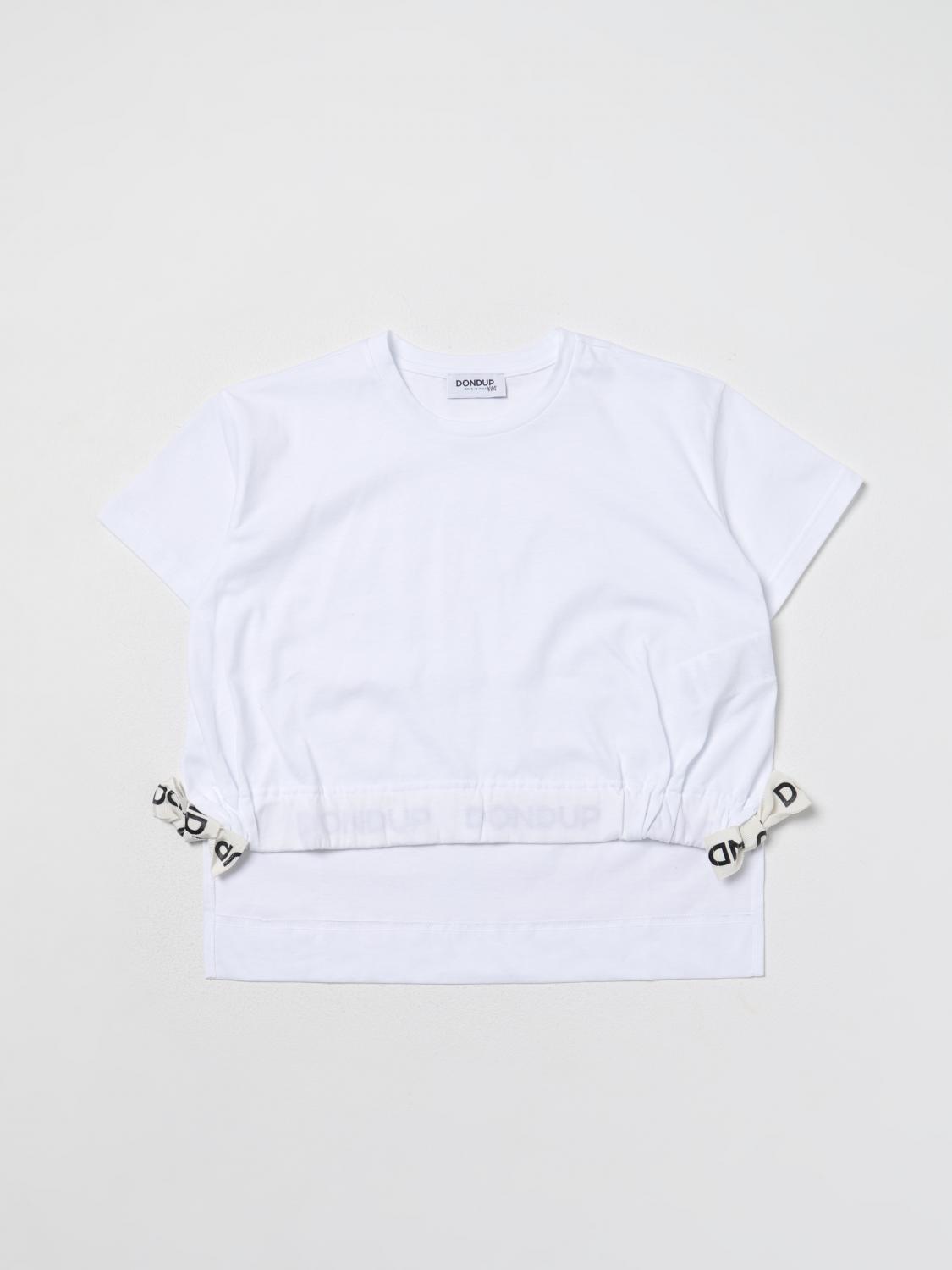 DONDUP KIDS T-SHIRT: T-shirt kids Dondup, White - Img 1