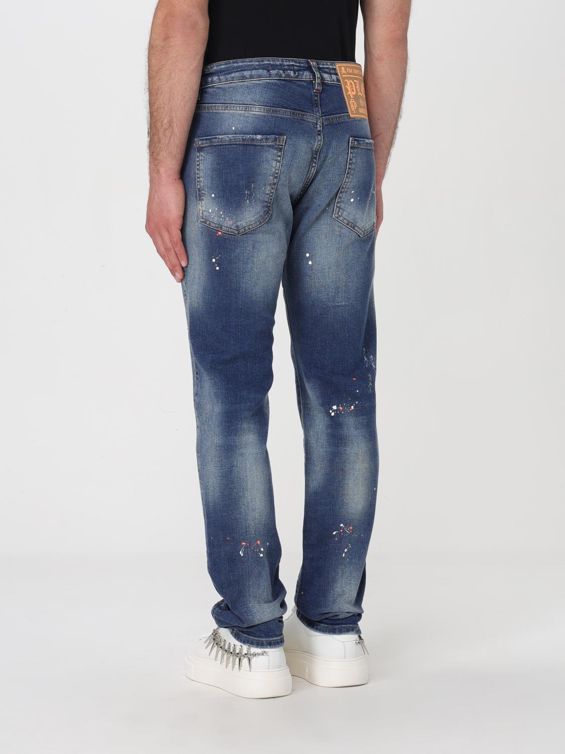 PHILIPP PLEIN JEANS: Jeans men Philipp Plein, Blue - Img 2