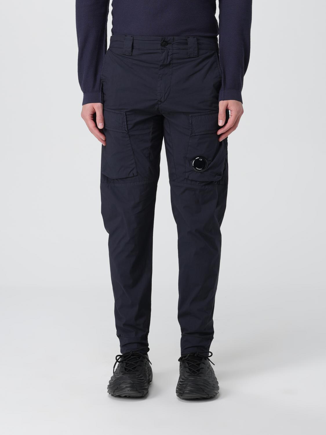C.P. COMPANY PANTALONI: Pantalone cargo C.P. Company in misto cotone , Blue - Img 1