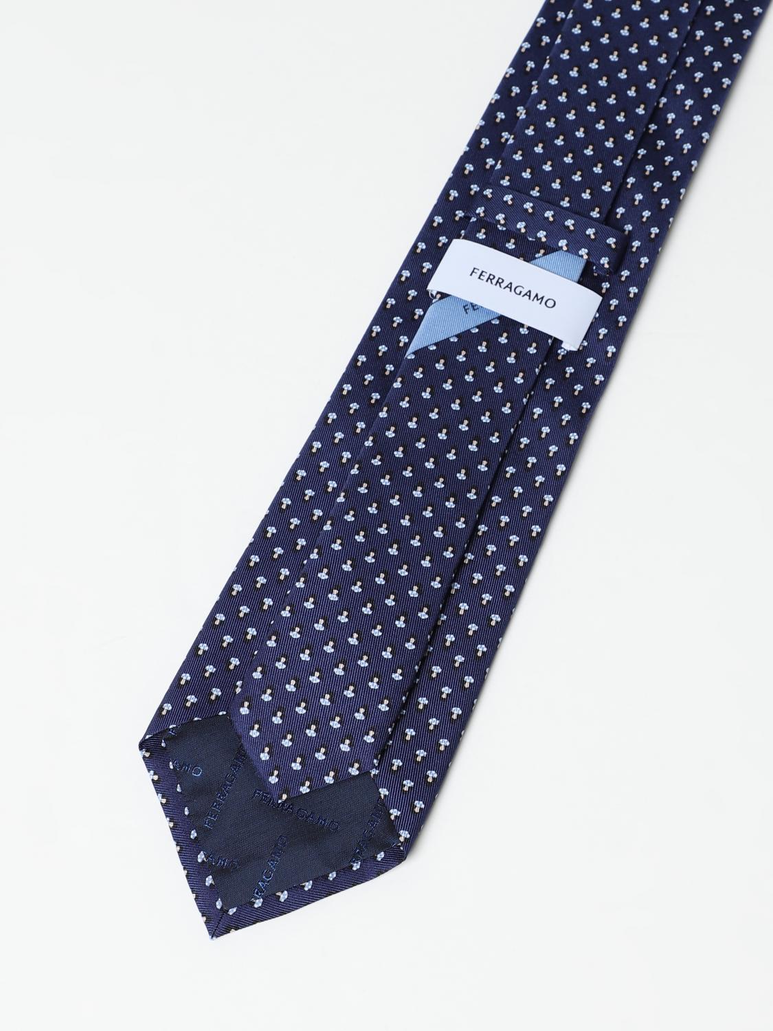 FERRAGAMO CORBATA: Corbata hombre Ferragamo, Azul Oscuro - Img 2