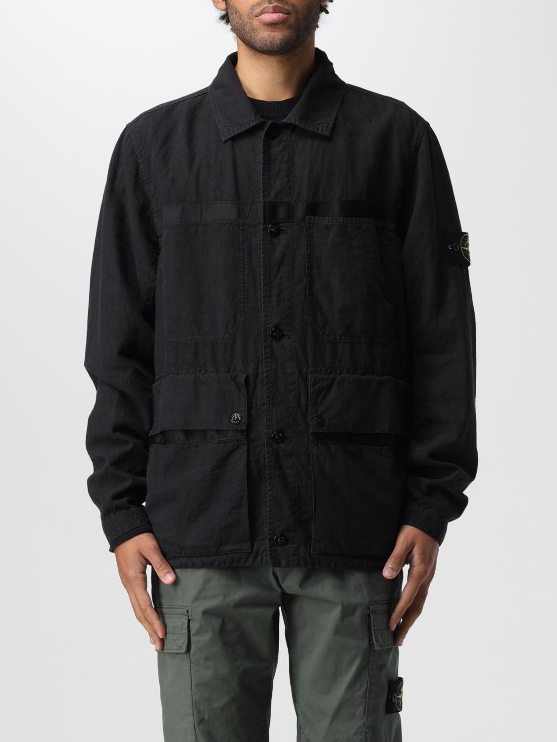 STONE ISLAND:ジャケット メンズ - ブラック | GIGLIO.COM STONE ISLAND:ジャケット メンズ - ブラック | GIGLIO.COM
