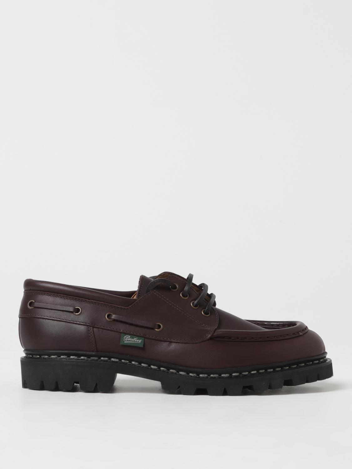 PARABOOT: Loafers men Brown Paraboot brogue shoes 200816
