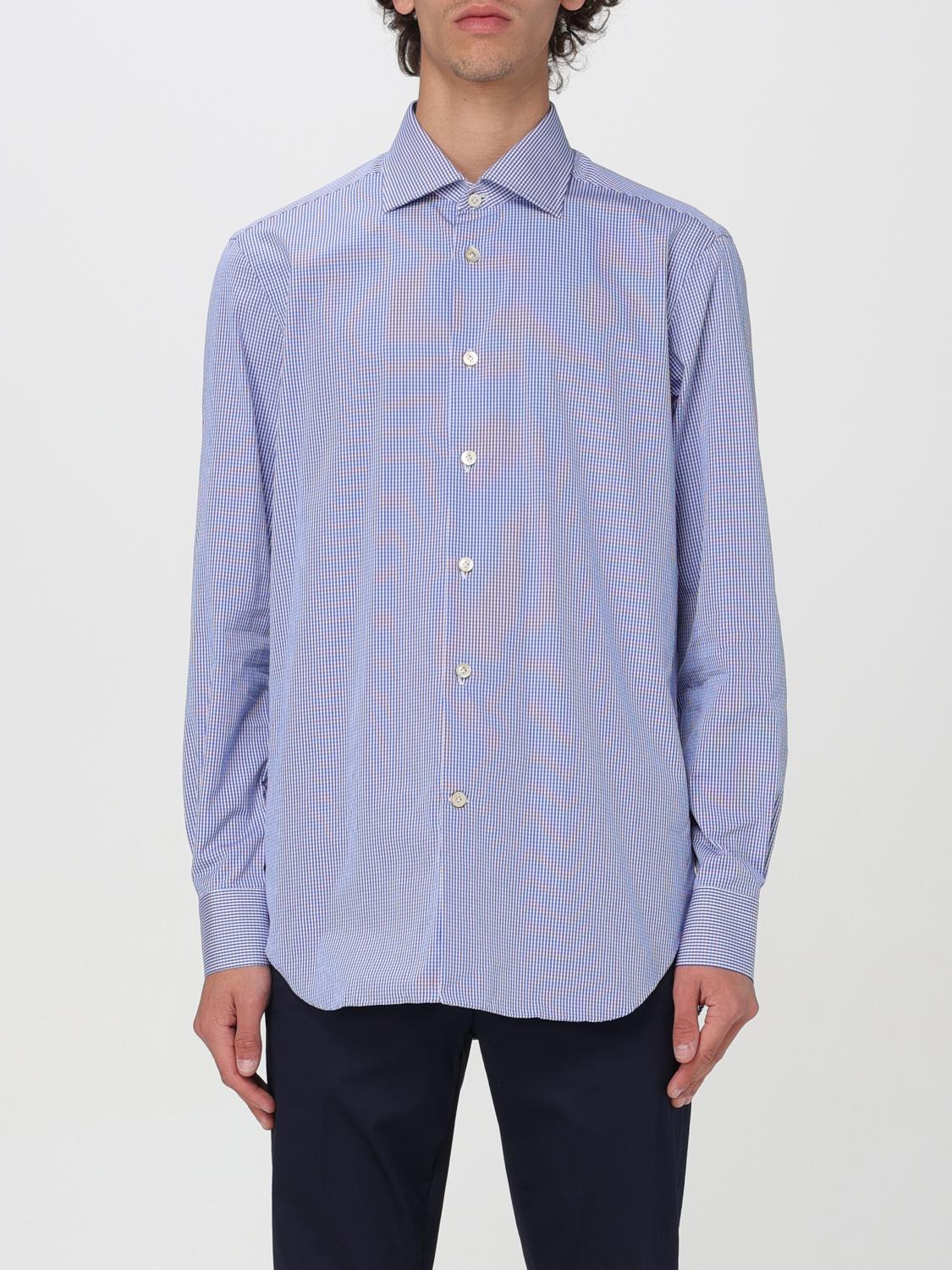 KITON CAMISA: Camisa hombre Kiton, Azul Oscuro - Img 1