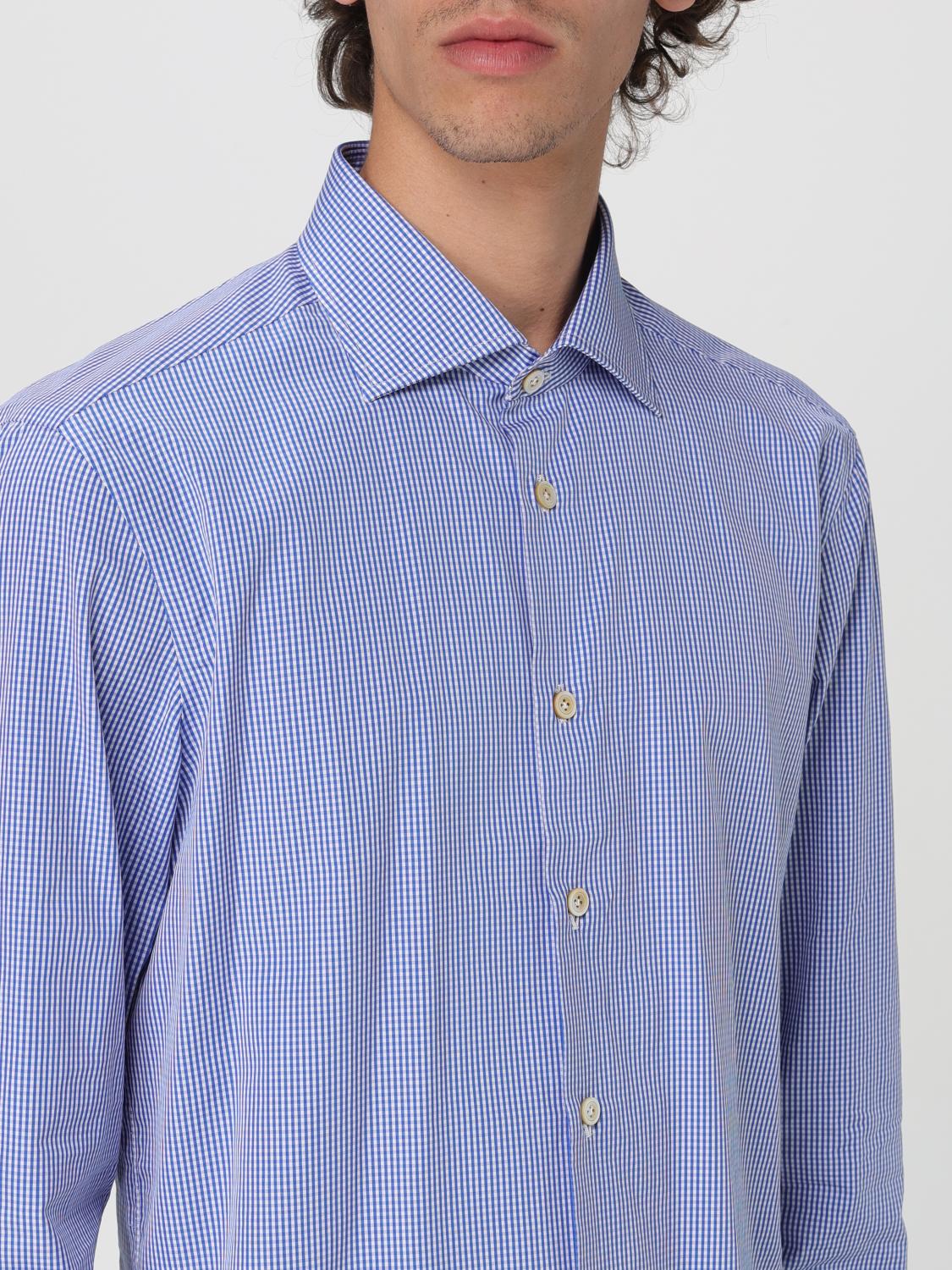KITON CAMISA: Camisa hombre Kiton, Azul Oscuro - Img 4