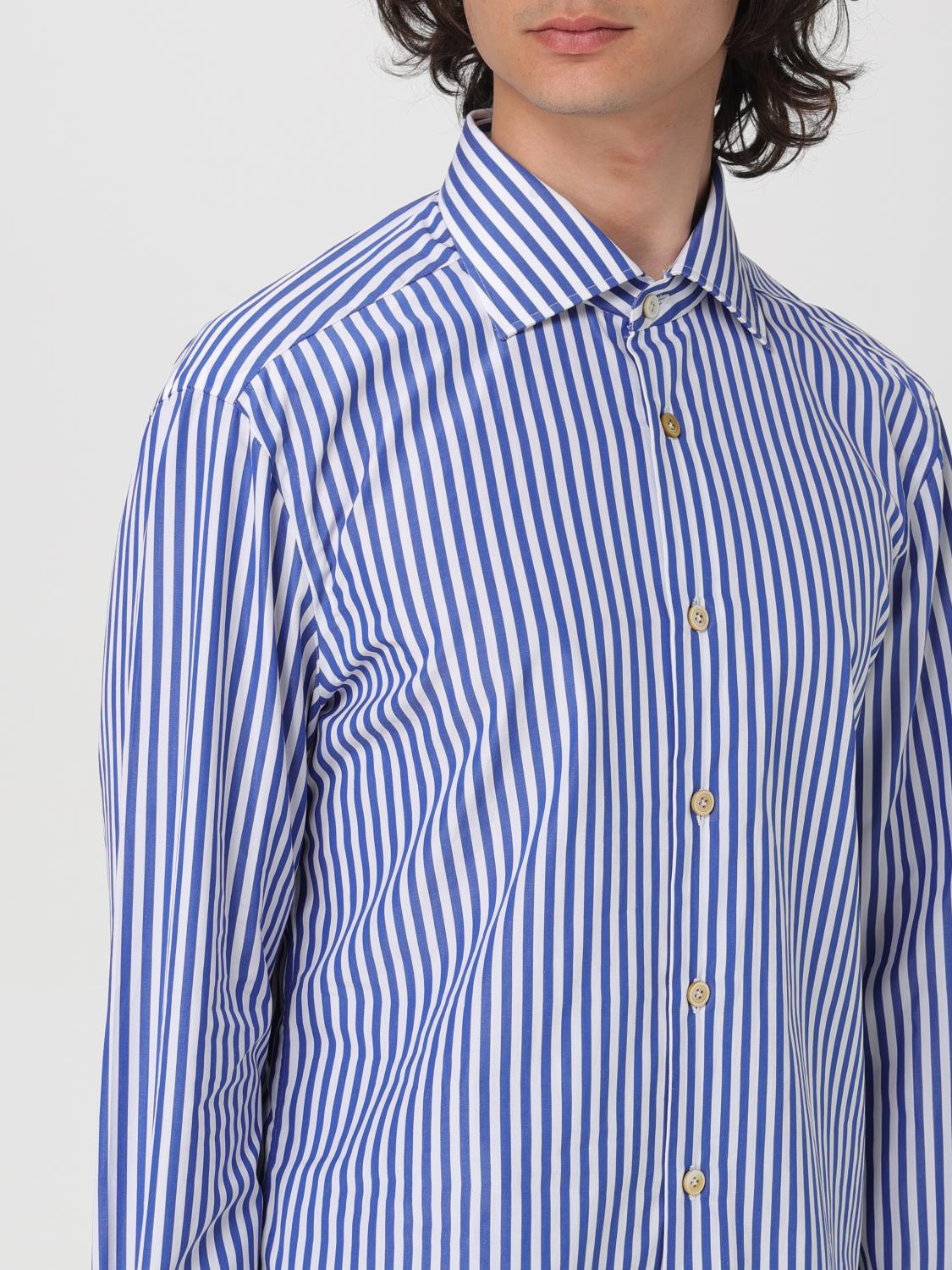 KITON CAMICIA: Camicia Kiton in cotone , Blue 1 - Img 4