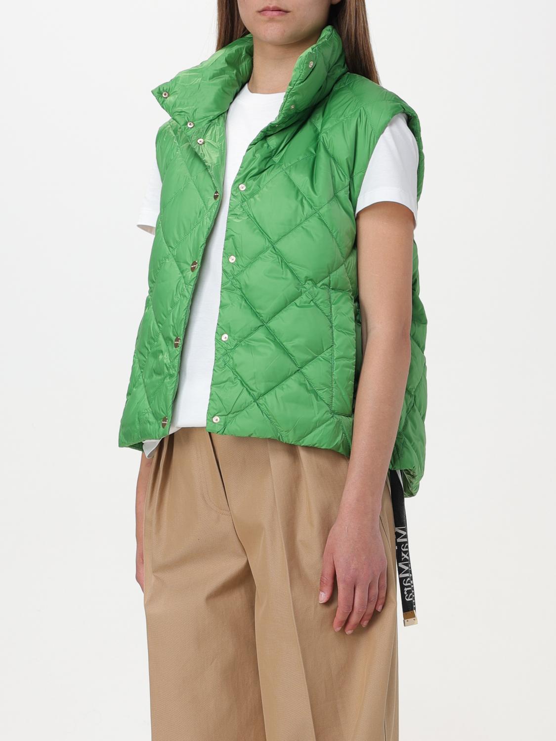 MAX MARA CHALECO: Chaqueta mujer Max Mara, Verde - Img 4