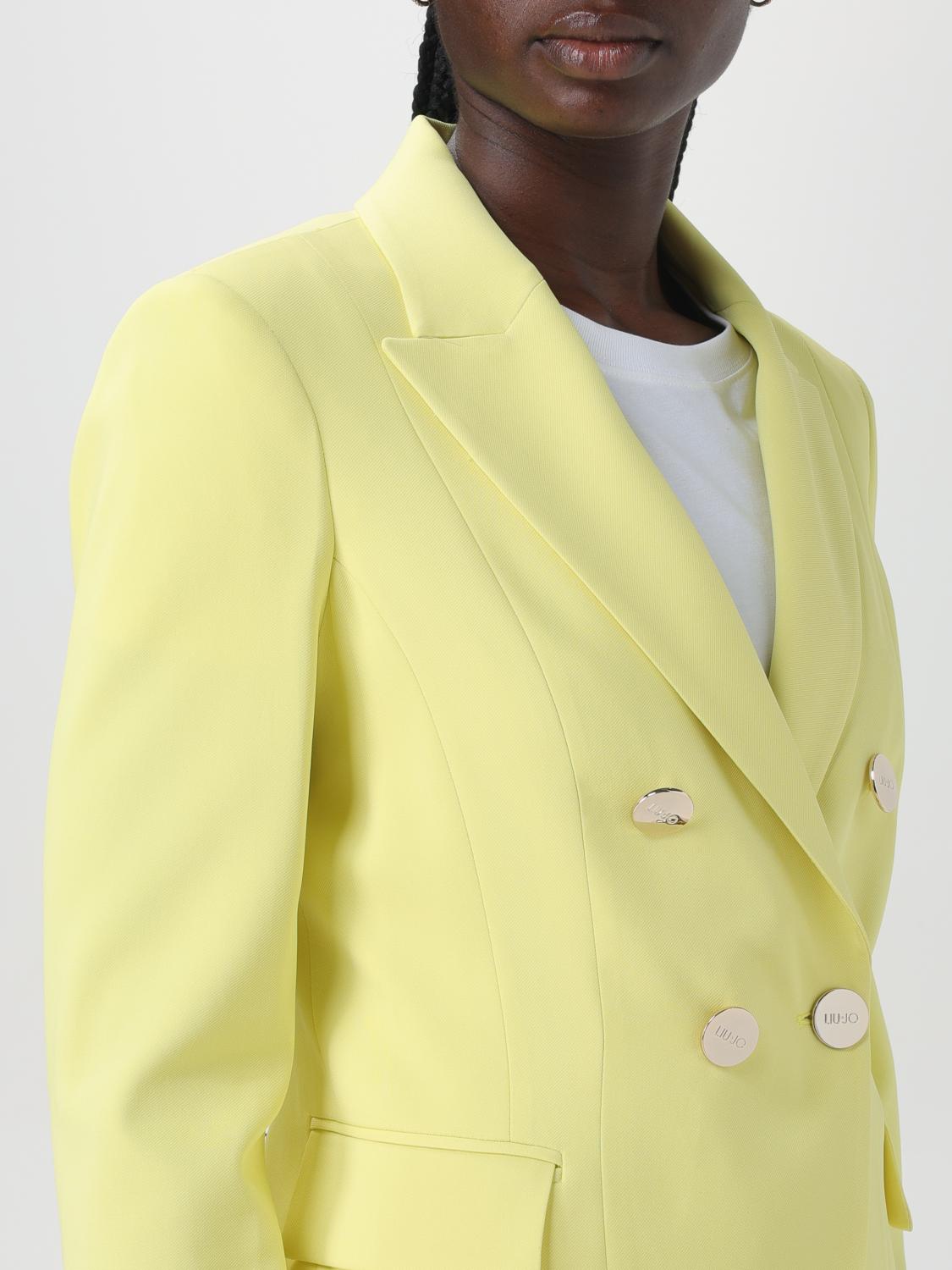 LIU JO CHAQUETA: Chaqueta mujer Liu Jo, Amarillo - Img 4