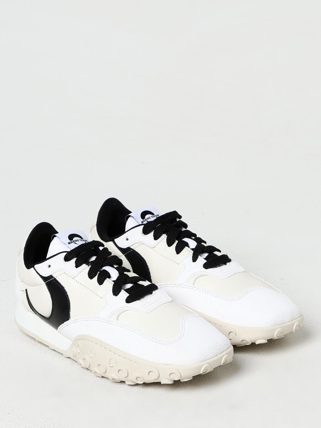 スニーカー MARINE SERRE Woman Sneakers White WFW006ACLEA0009 WH10 Ms Rise • Marine Serre