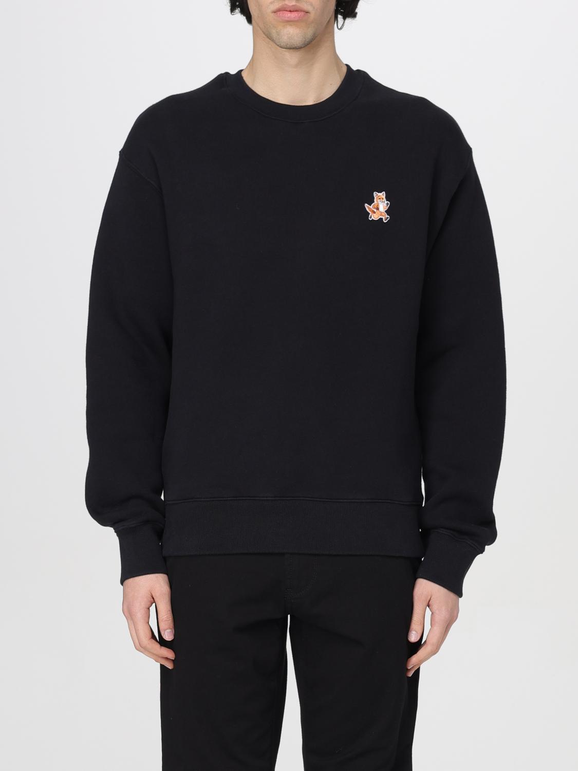 Maison Kitsuné Sweatshirt men - Black | MM00313KM0307 | GIGLIO.COM