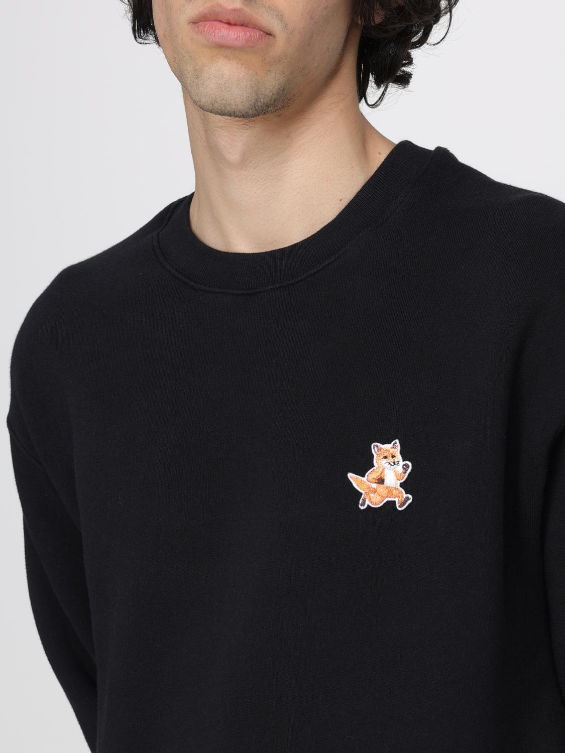 Maison Kitsuné Sweatshirt men - Black | MM00313KM0307 | GIGLIO.COM