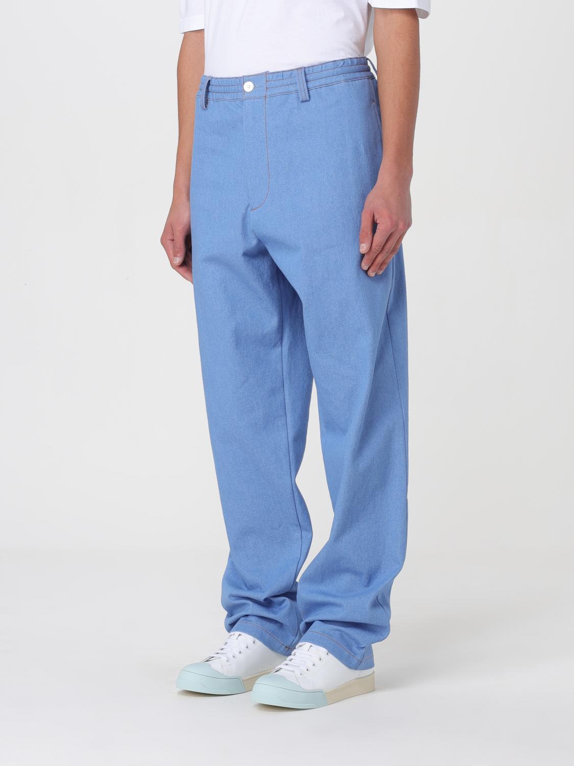 MARNI: Pants men - Gnawed Blue | Marni pants