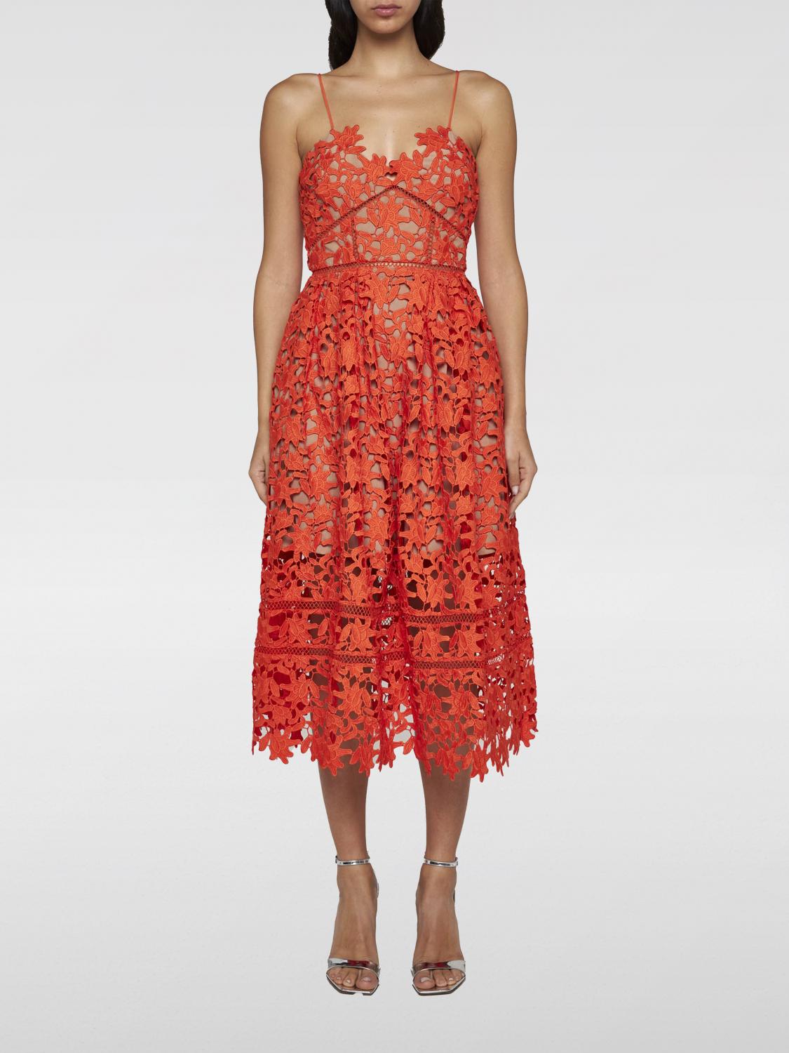 strapless open back dress SELF-PORTRAIT PRINTED MESH RHINESTONE MIDI DRESS – TheLuxeLend main image 0