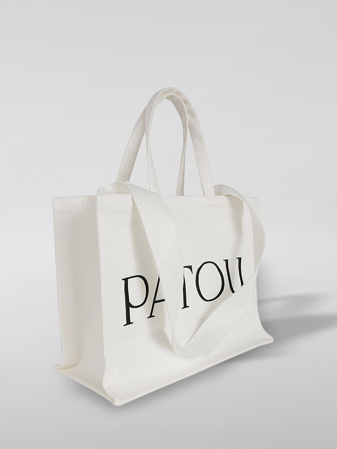 PATOU SAC CABAS: Sac porté main femme Patou, Blanc - Img 2