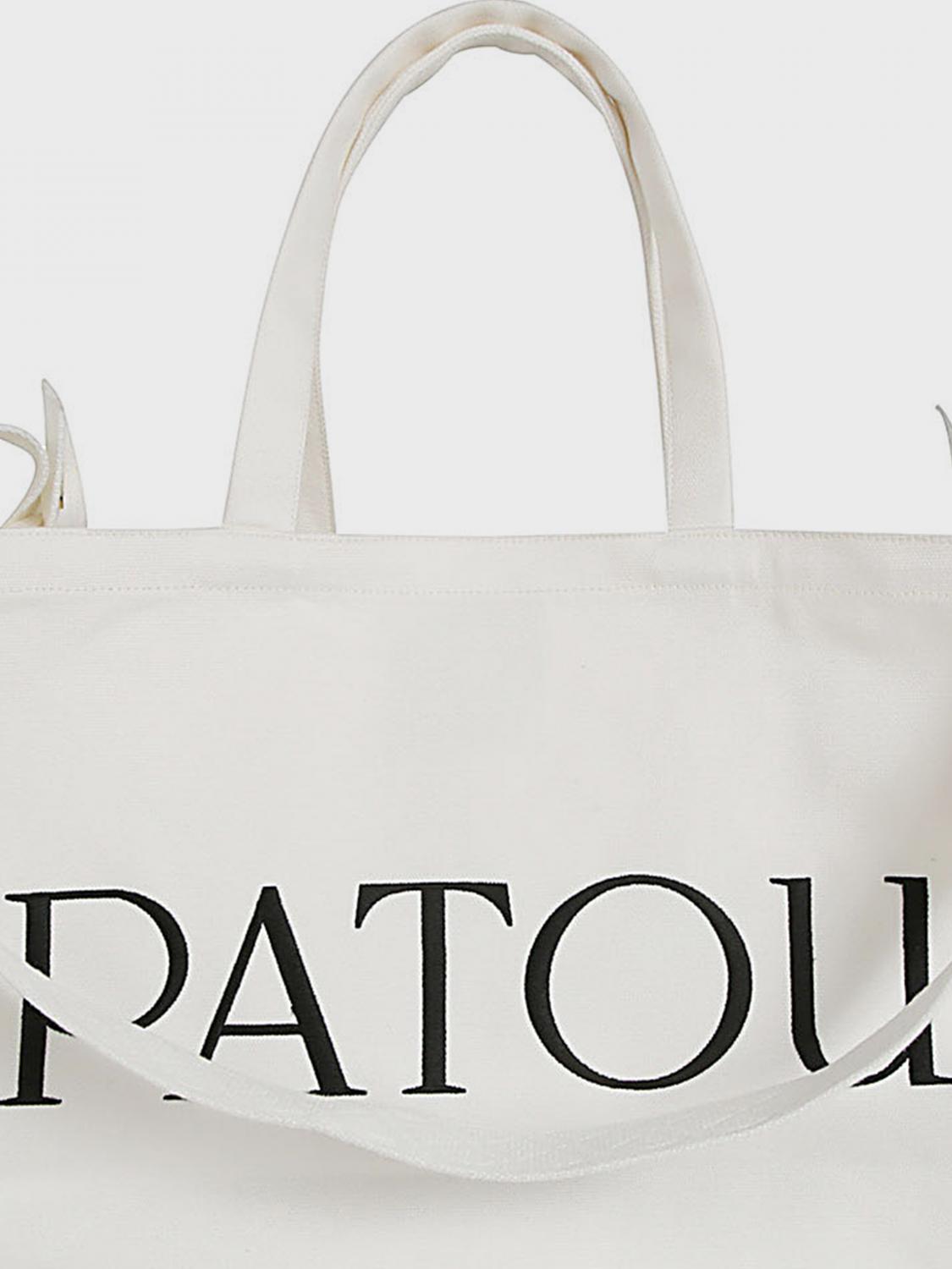 PATOU SAC CABAS: Sac porté main femme Patou, Blanc - Img 3