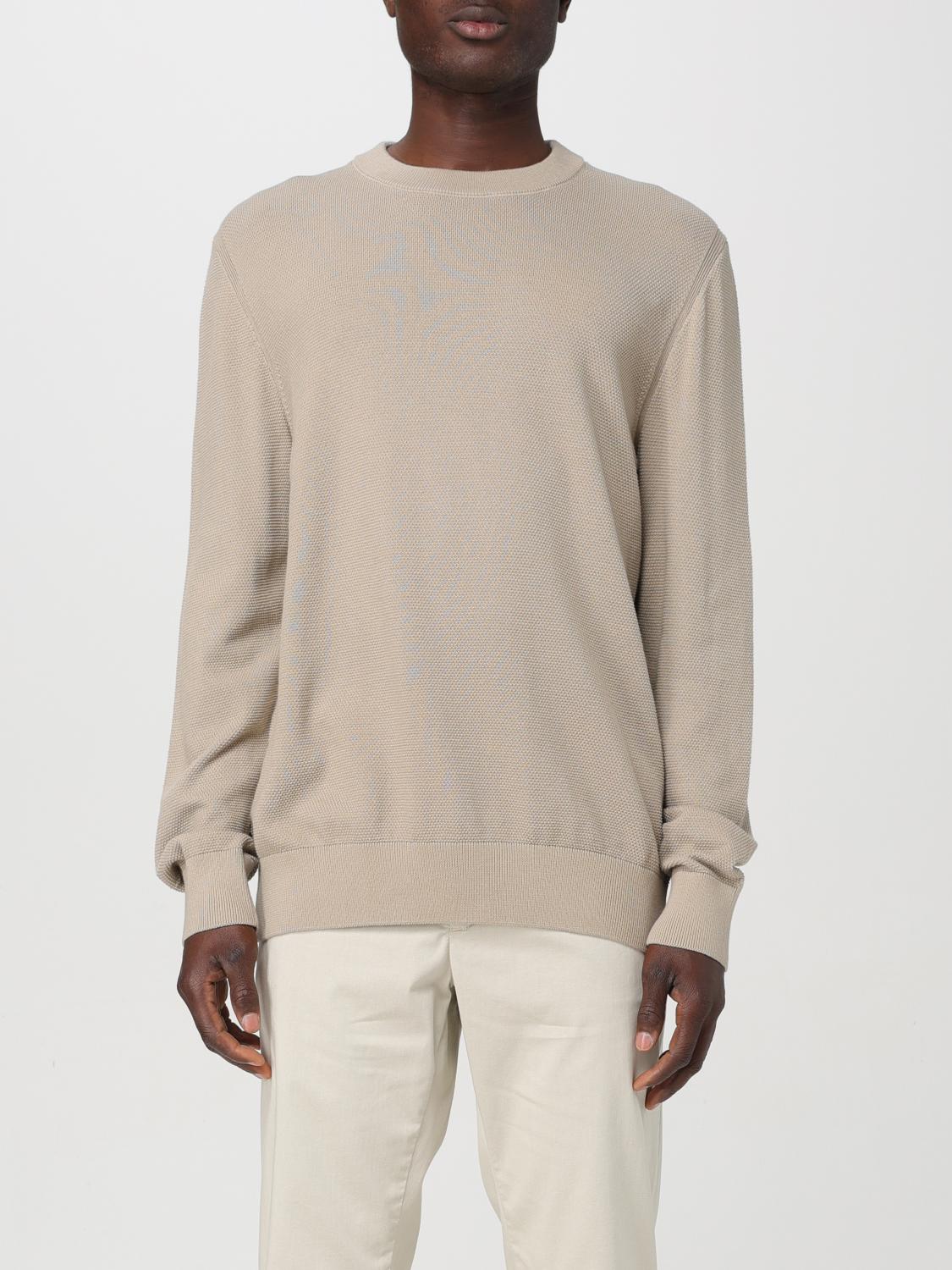 BOSS PULLOVER: Pullover herren Boss, Beige - Img 1