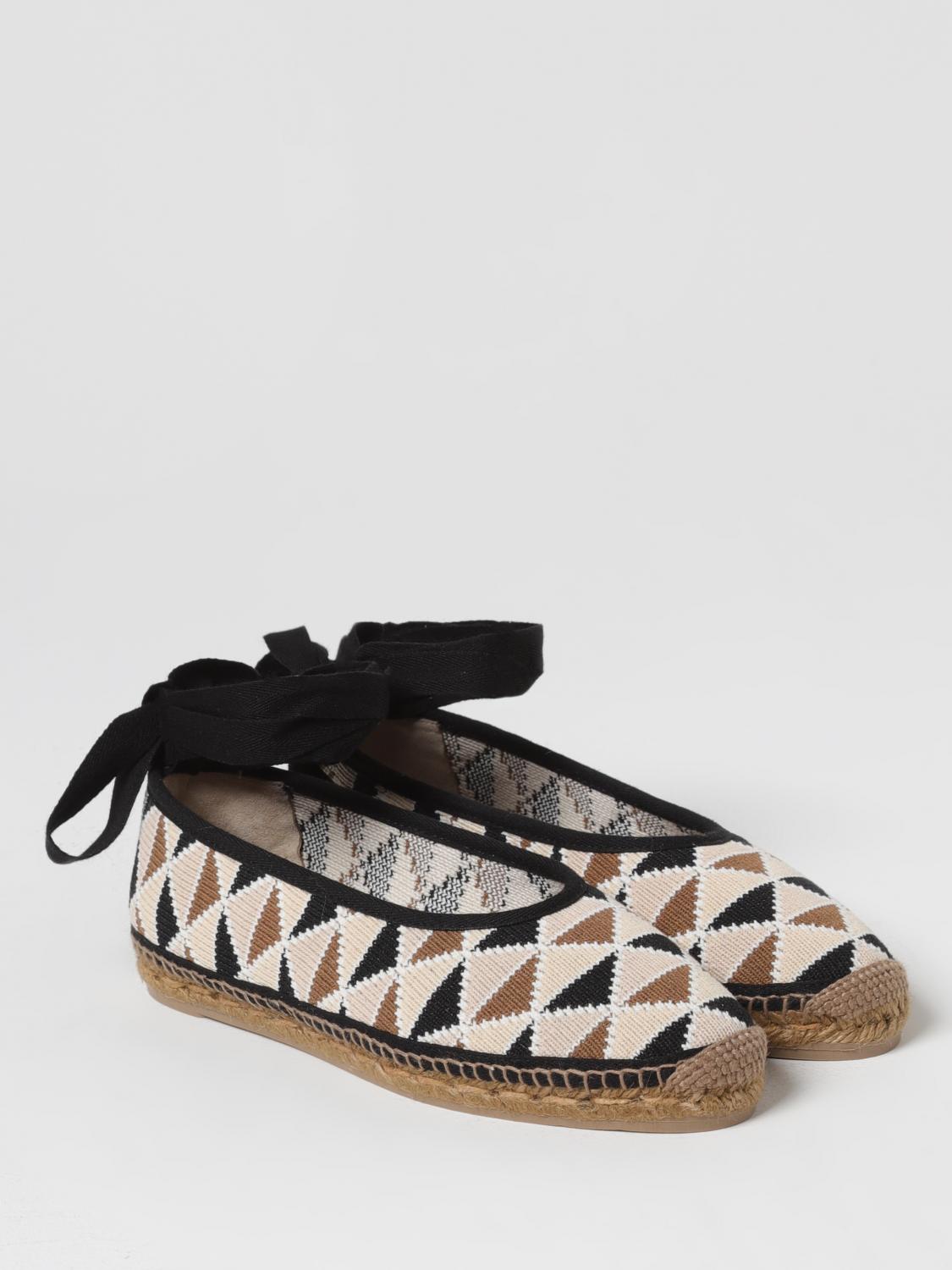 CASTAÑER BALLERINE: Ballerina Castañer in maglia crochet, Beige - Img 2