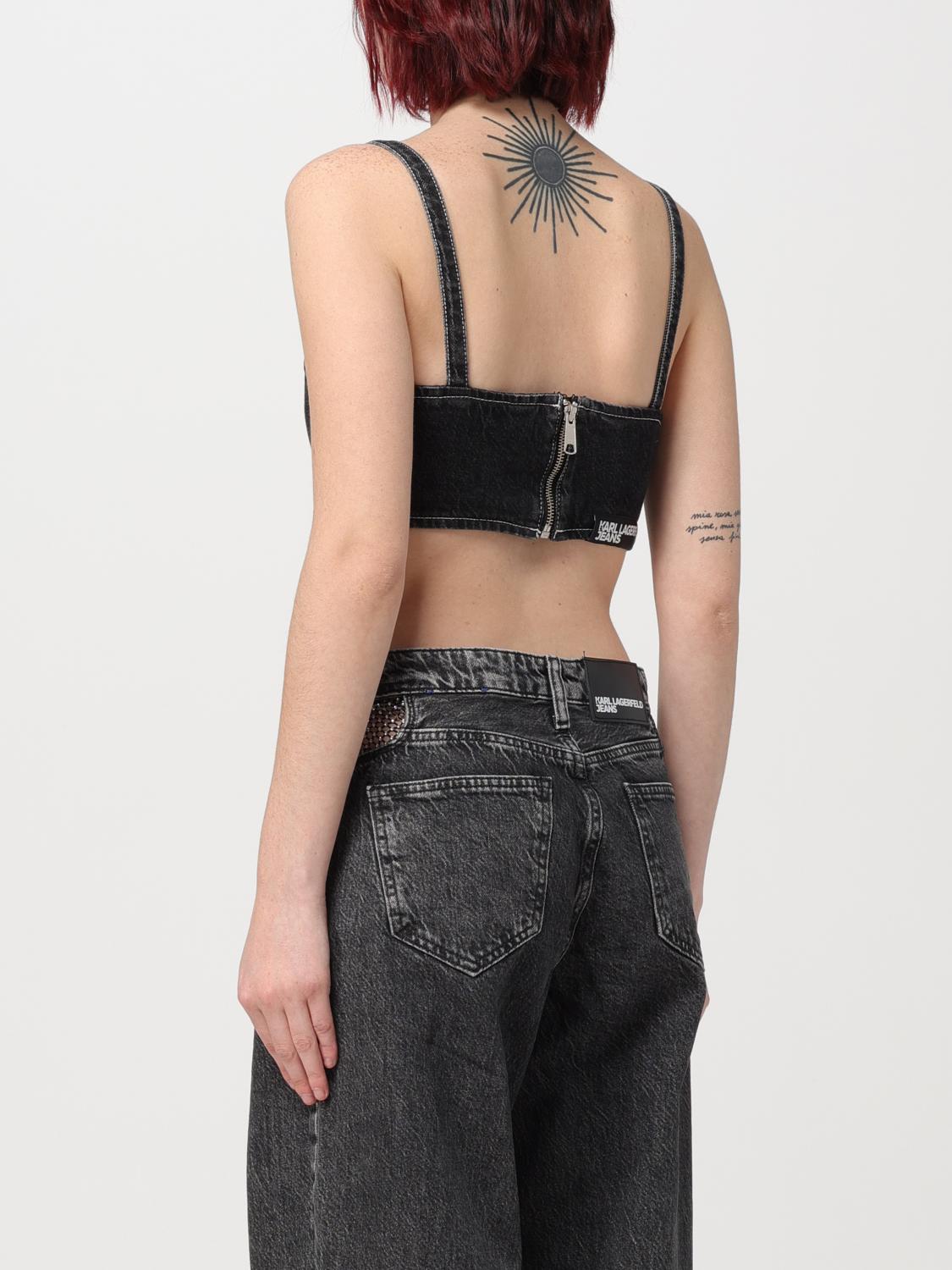 Karl Lagerfeld トップス レディース - ブラック | 240J1600 | GIGLIO.COM