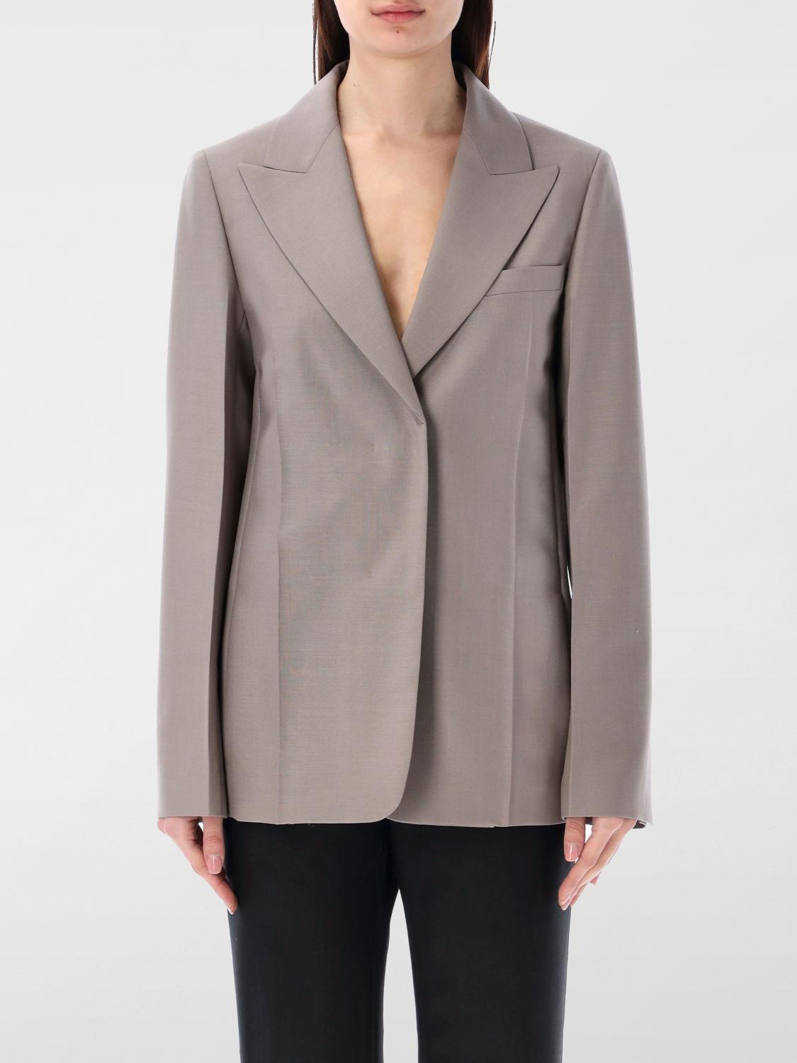 FENDI Jacket woman Beige Fendi blazer FJ7492S9A online at GIGLIO.COM