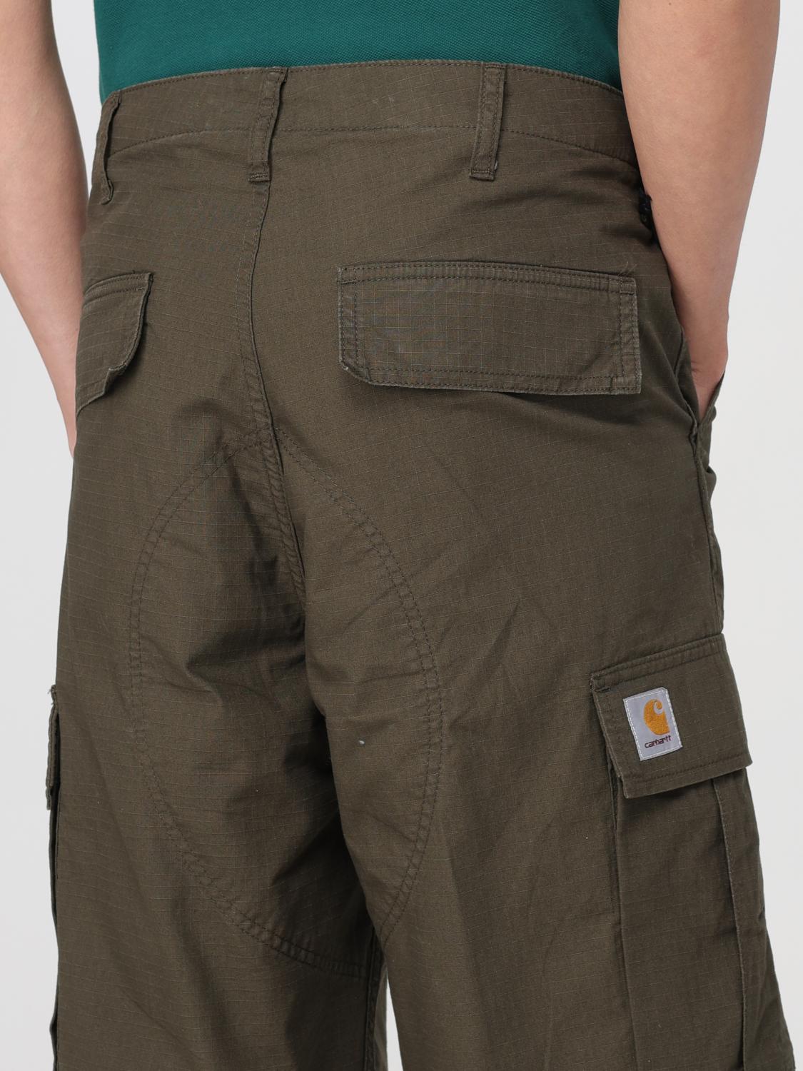 CARHARTT WIP PANTALONCINO: Bermuda cargo Carhartt Wip in nylon Rip-Stop , Verde - Img 4