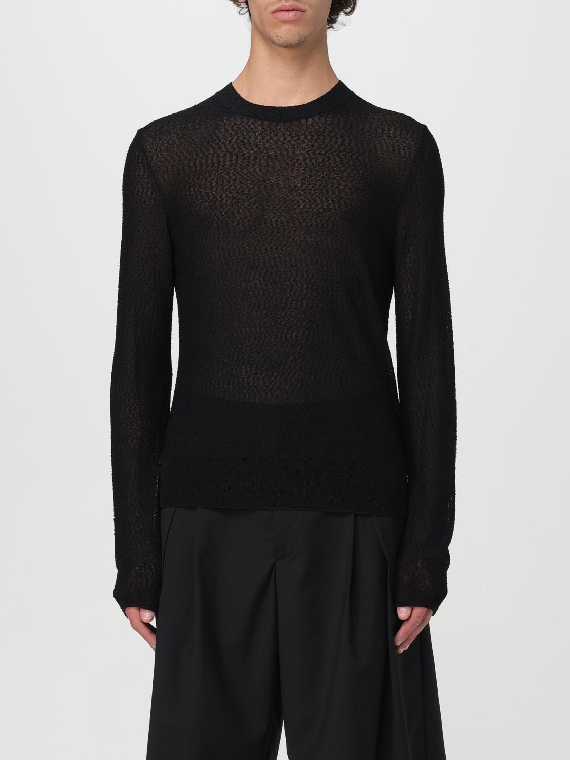 AMI PARIS PULLOVER: Pullover herren Ami Paris, Schwarz - Img 1
