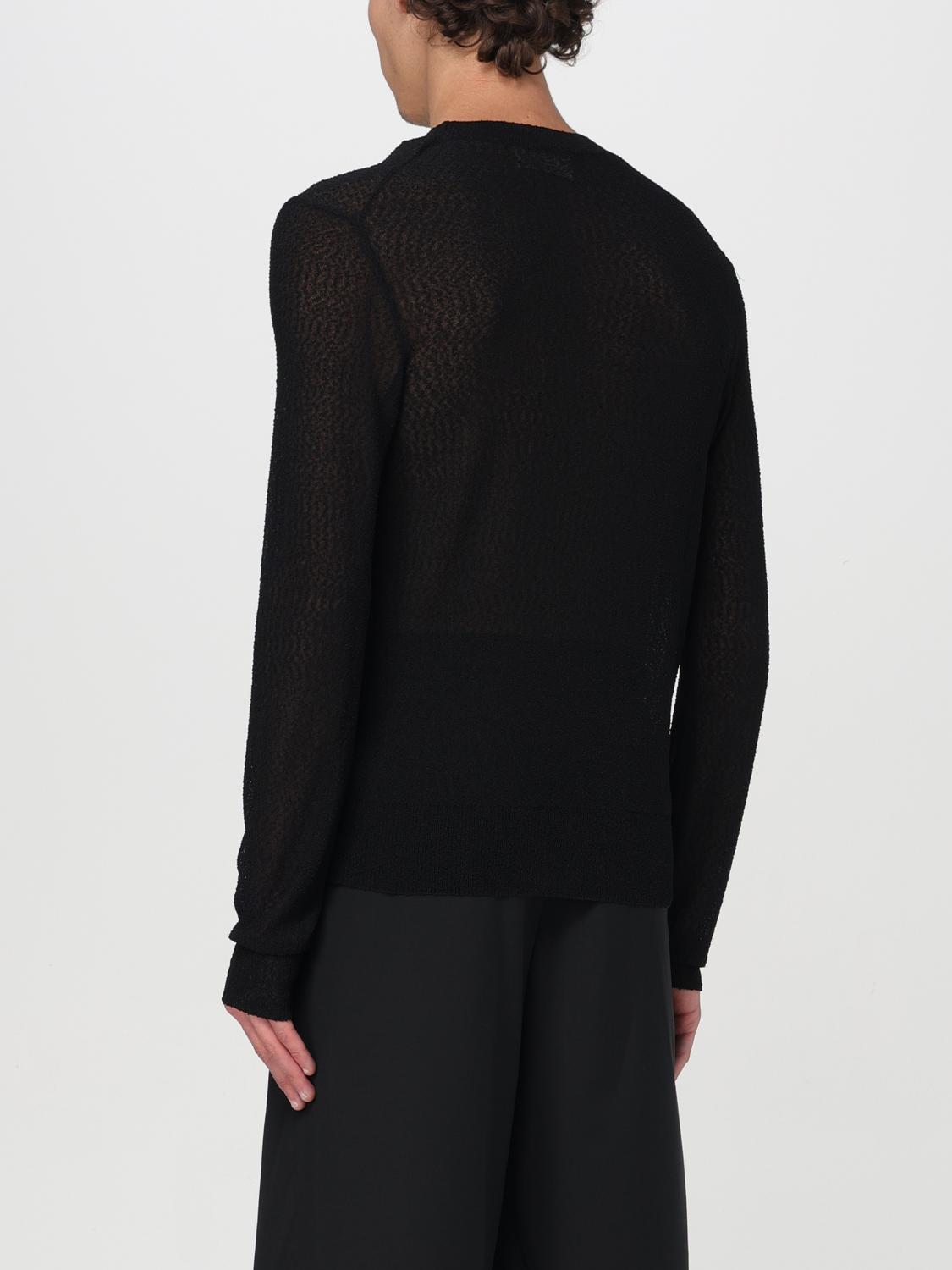 AMI PARIS PULLOVER: Pullover herren Ami Paris, Schwarz - Img 3