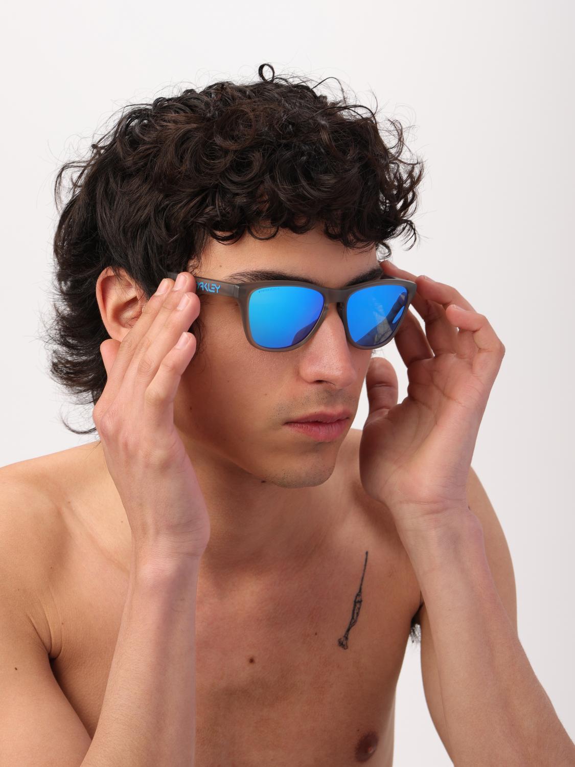 OAKLEY 선글라스: 선글라스 남성 Oakley, 그레이 - Img 2