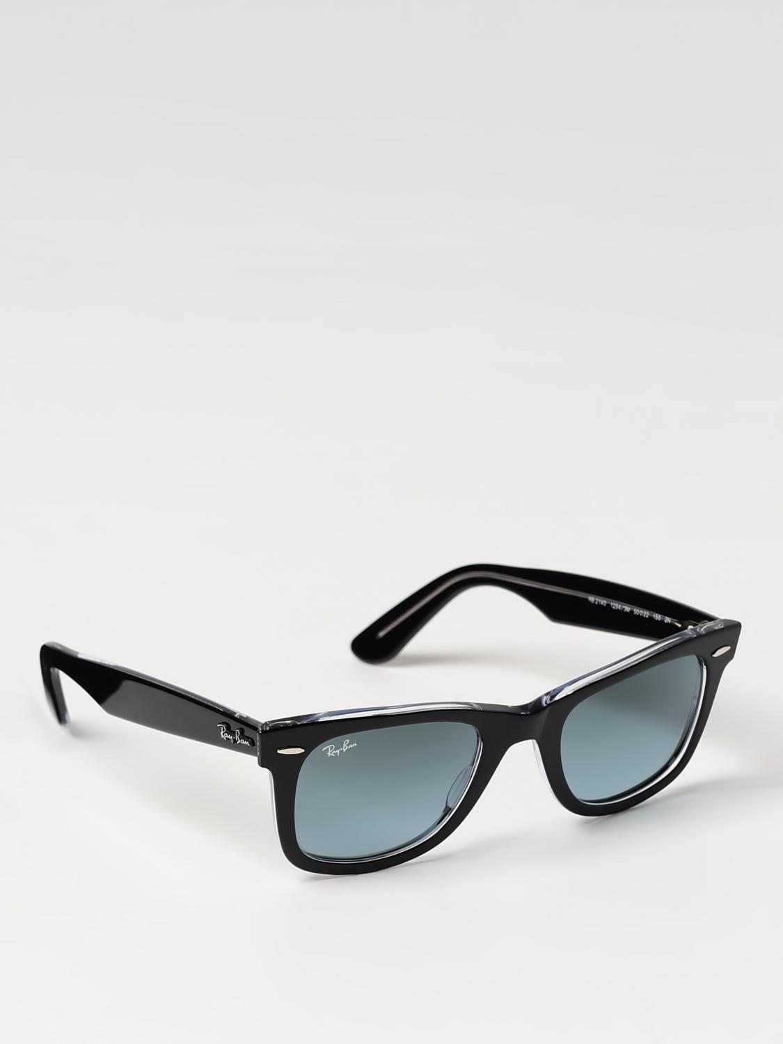 RAY-BAN OCCHIALI DA SOLE: Occhiali da sole Original Wayfarer Classic Ray-Ban in acetato , Nero - Img 1