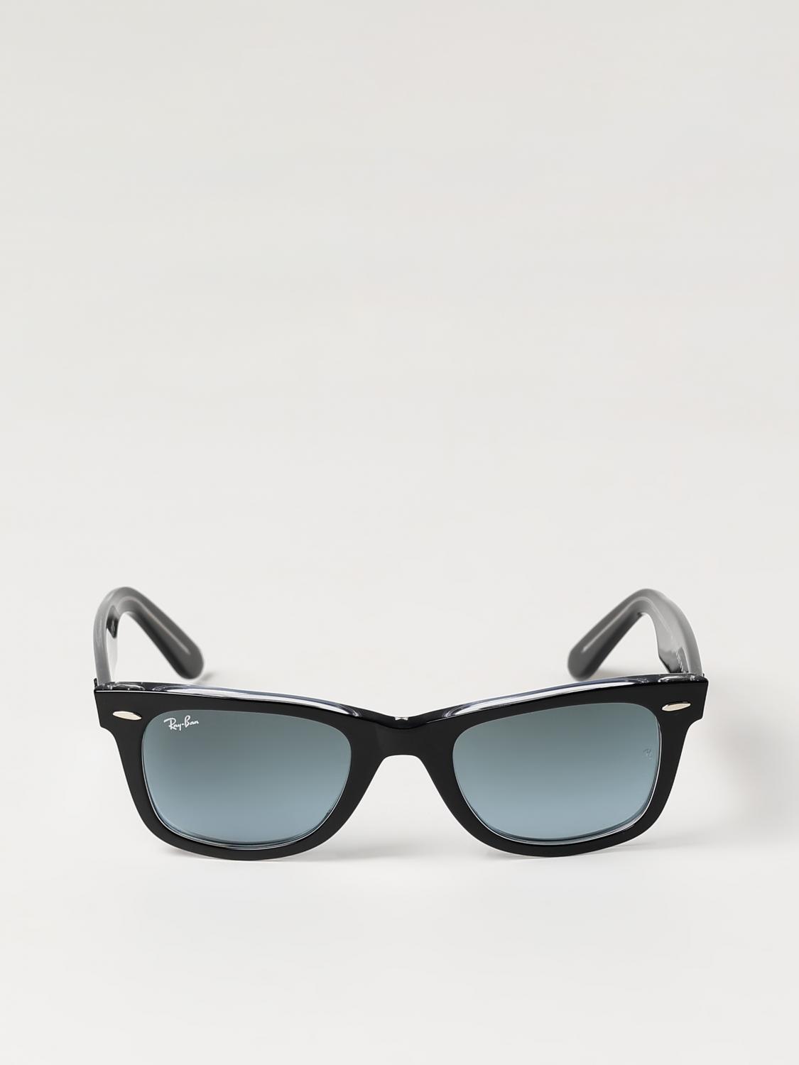RAY-BAN OCCHIALI DA SOLE: Occhiali da sole Original Wayfarer Classic Ray-Ban in acetato , Nero - Img 3