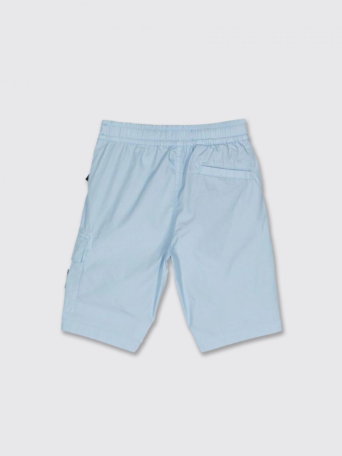 STONE ISLAND JUNIOR SHORTS: Shorts kids Stone Island Junior, Blue - Img 2