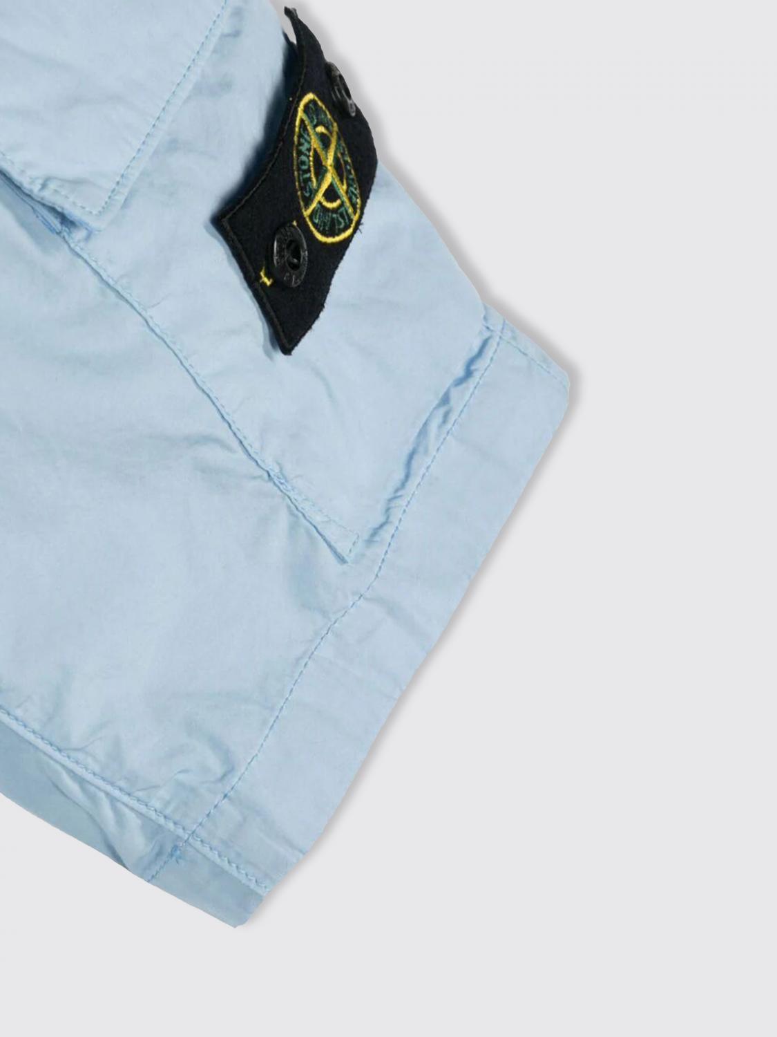 STONE ISLAND JUNIOR SHORTS: Shorts kids Stone Island Junior, Blue - Img 3