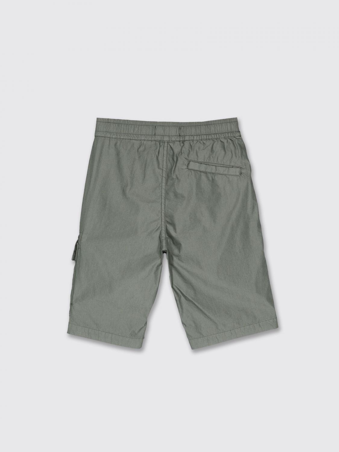 STONE ISLAND JUNIOR SHORTS: Shorts kids Stone Island Junior, Olive - Img 2