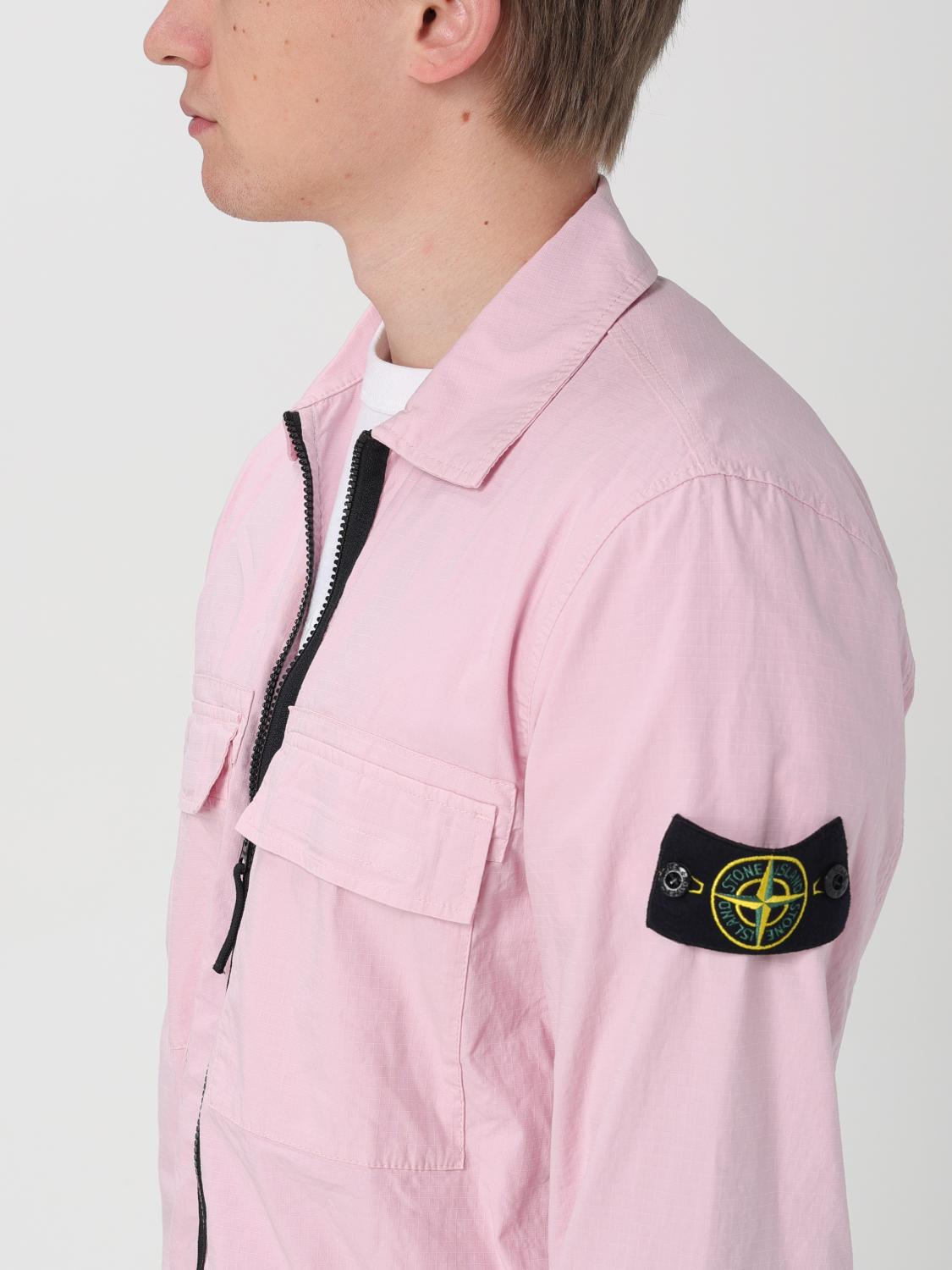 Stone Island Shirt men - Pink | 12011 | GIGLIO.COM