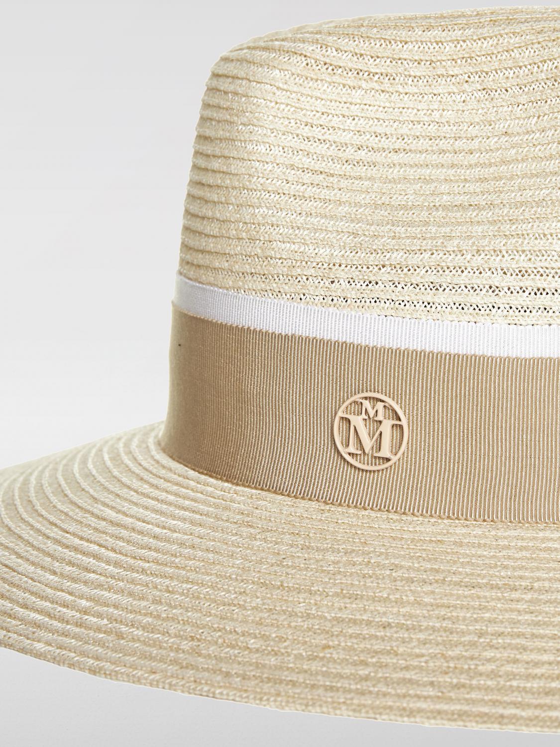 MAISON MICHEL HAT: Hat woman Maison Michel, Beige - Img 3
