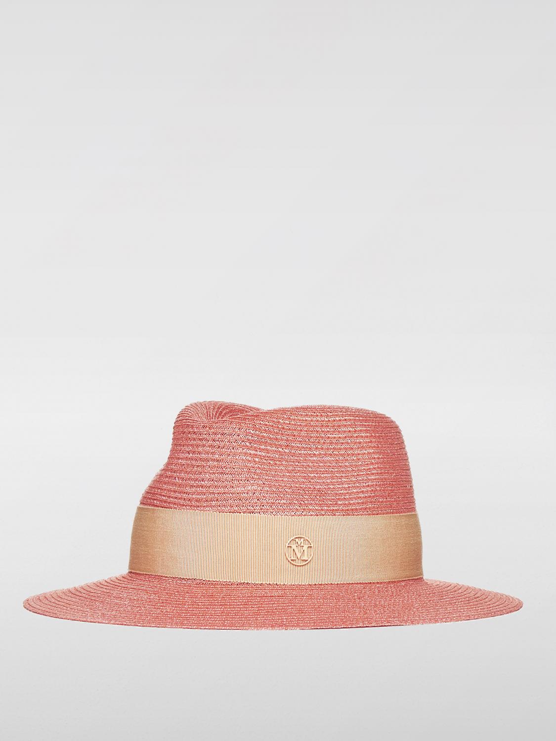 MAISON MICHEL: Hat woman - Peach | Maison Michel hat 1002164002 