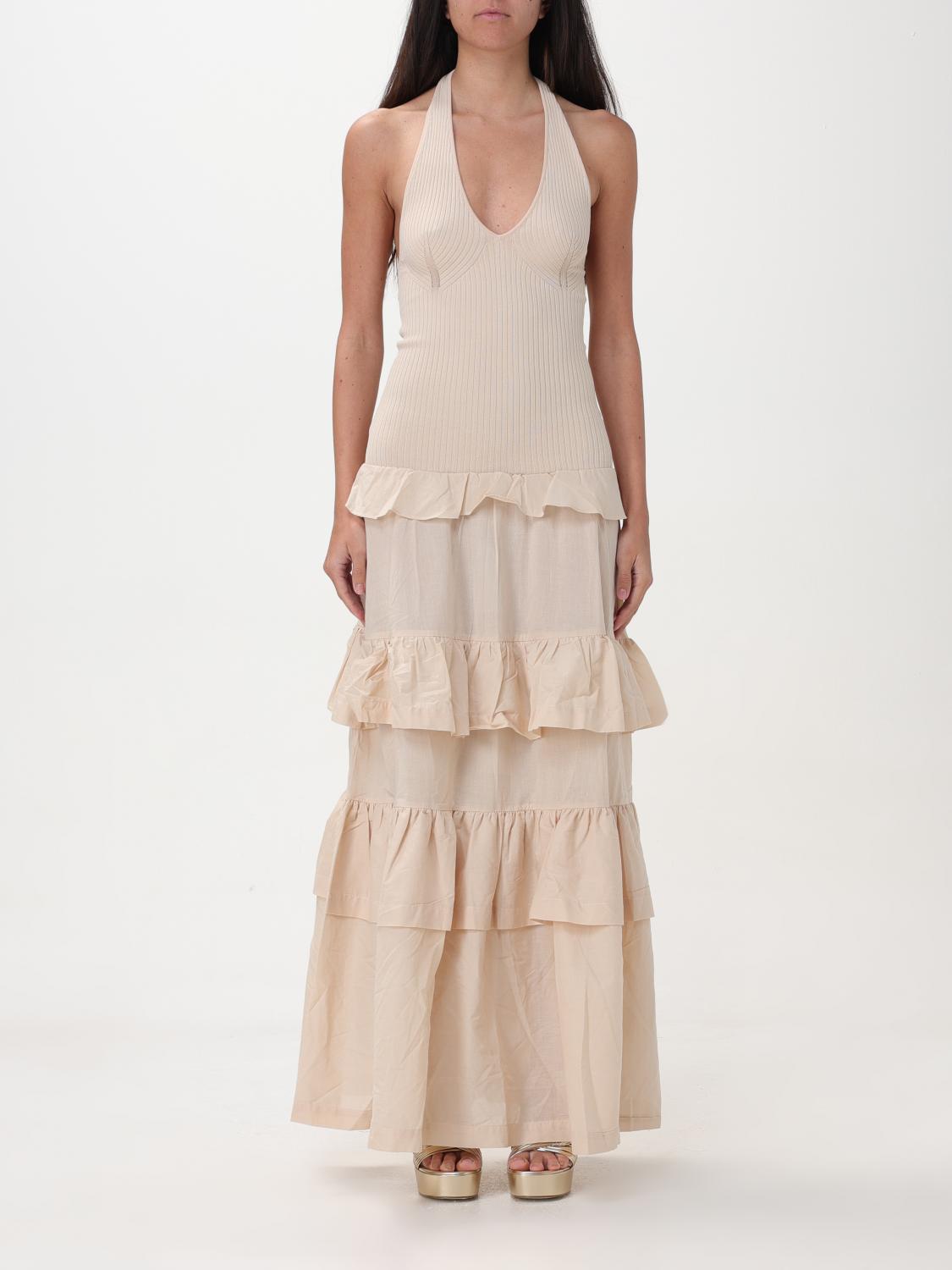 TWINSET ABITO: Abito donna Twinset, Beige - Img 1