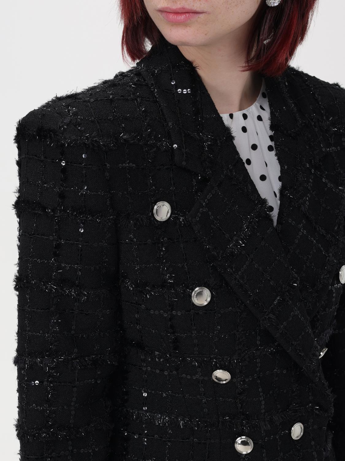 ALESSANDRA RICH: Blazer woman - Black | Alessandra Rich