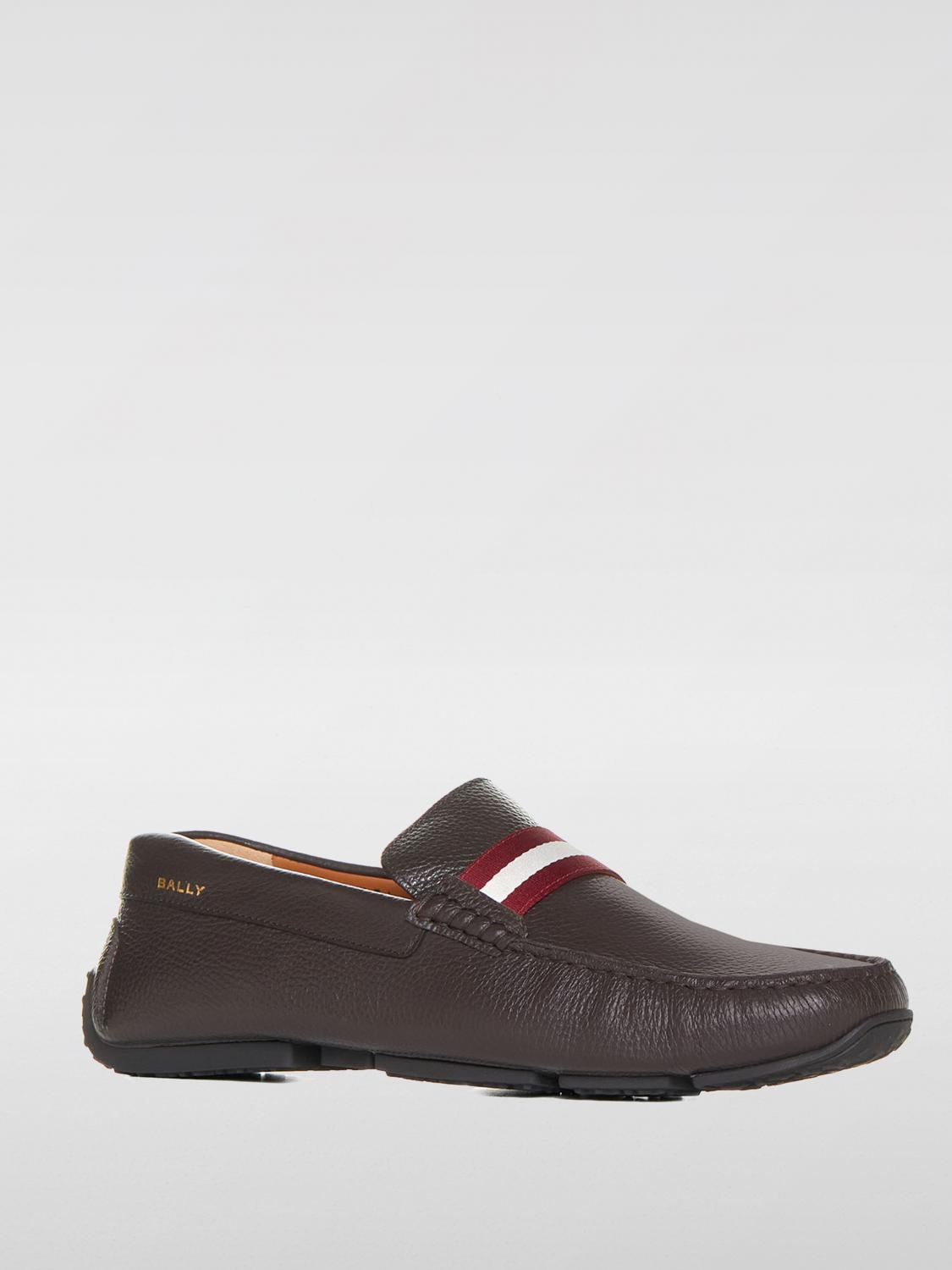 BALLY MOCASSINI: Mocassino Bally in pelle a grana , Ebano - Img 2
