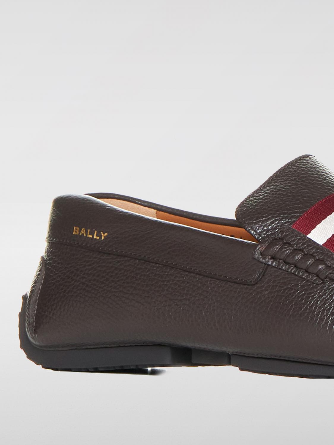 BALLY MOCASSINI: Mocassino Bally in pelle a grana , Ebano - Img 4