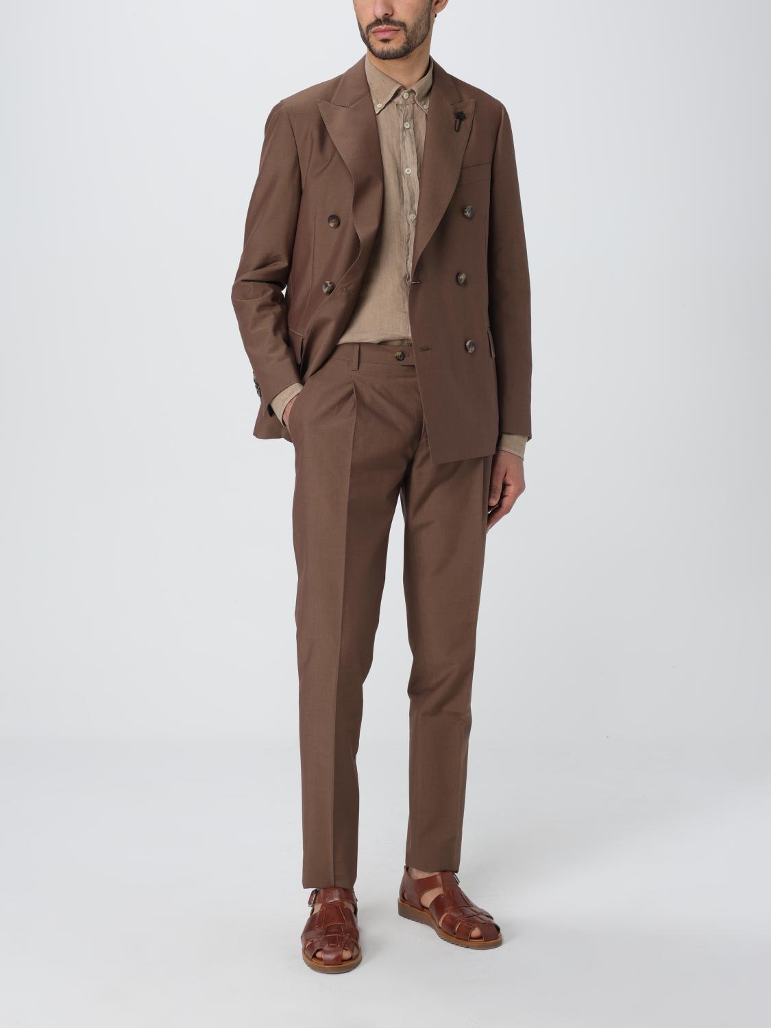 <美品> LARDINI ブラウン ウールシルク スーツ サイズ46 Lardini スーツ メンズ - ブラウン | EQ467AEEQSK62405 | GIGLIO.COM