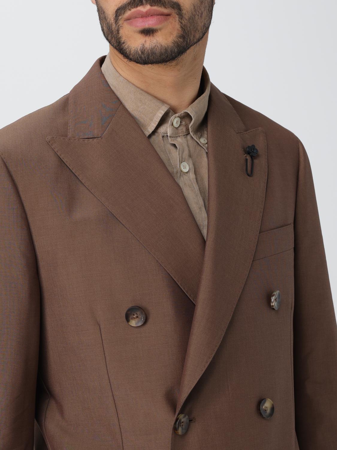 Lardini スーツ メンズ - ブラウン | EQ467AEEQSK62405 | GIGLIO.COM