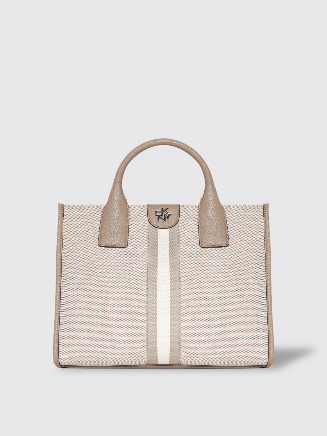 DKNY HANDBAG: Handbag woman Dkny, Beige - Img 1